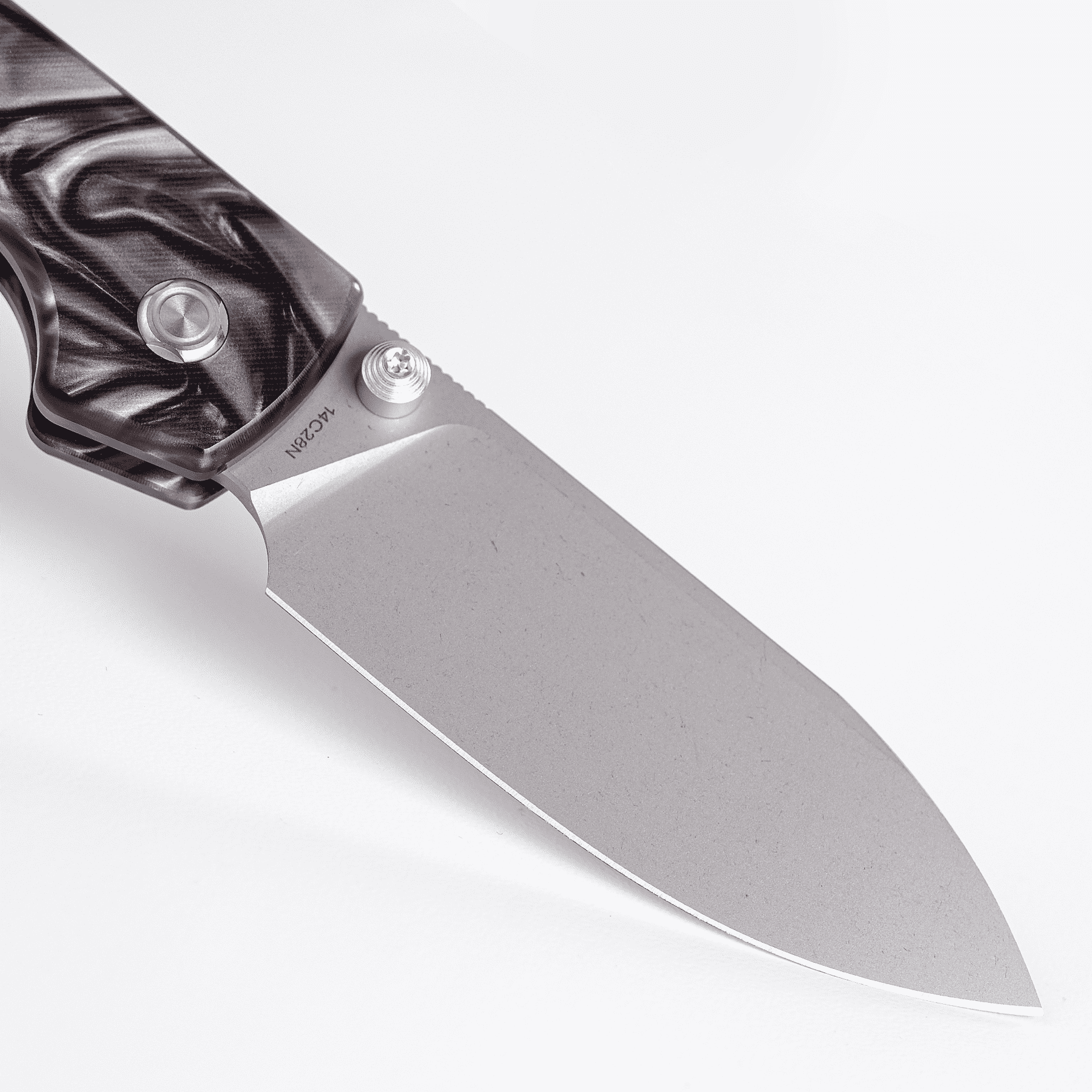Going Gear Exclusive Vosteed Raccoon® Folding Knife 3.25in 14C28N Steel Raffir Noble Handles Top Liner Lock A2917