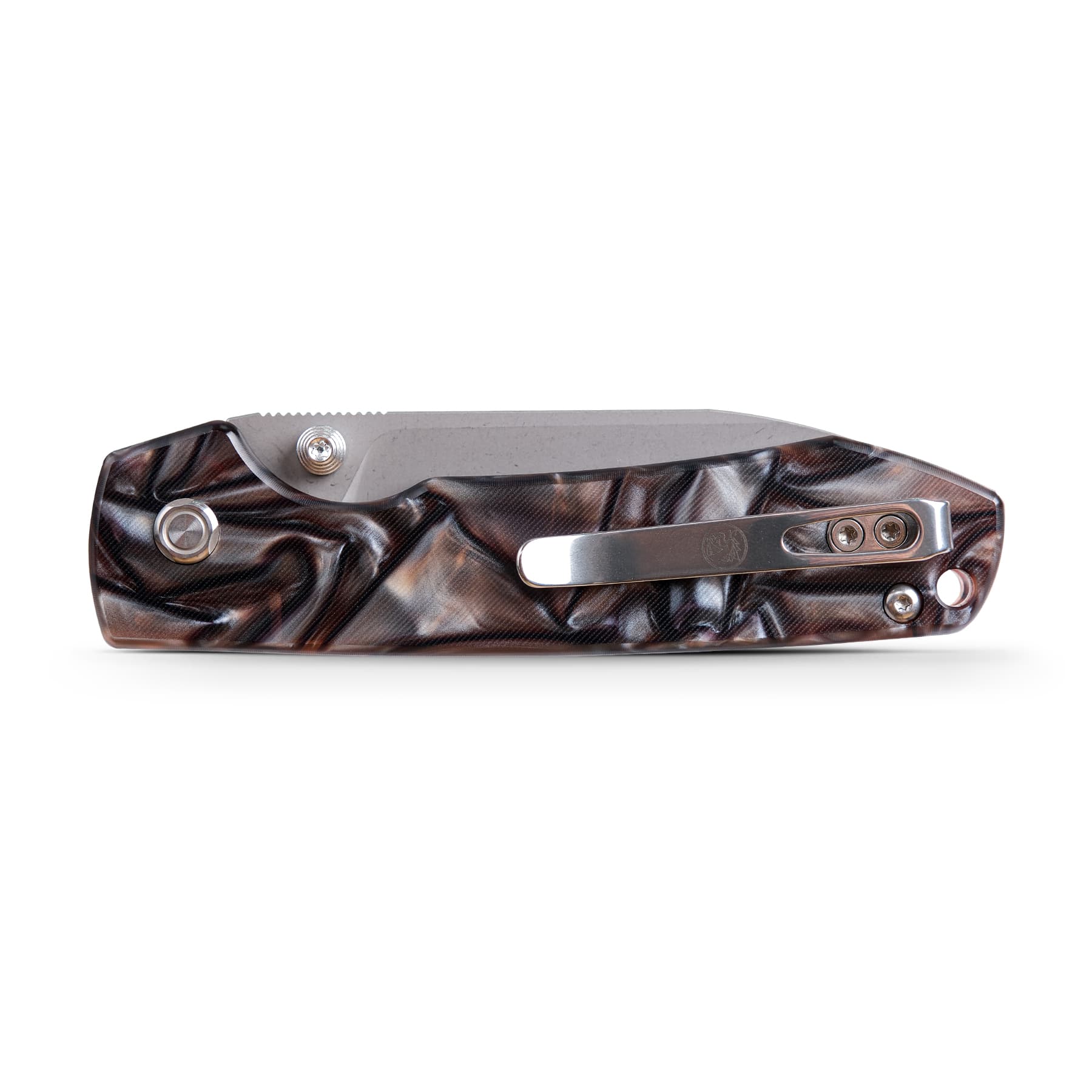 Going Gear Exclusive Vosteed Raccoon® Folding Knife 3.25in 14C28N Steel Raffir Noble Handles Top Liner Lock A2917