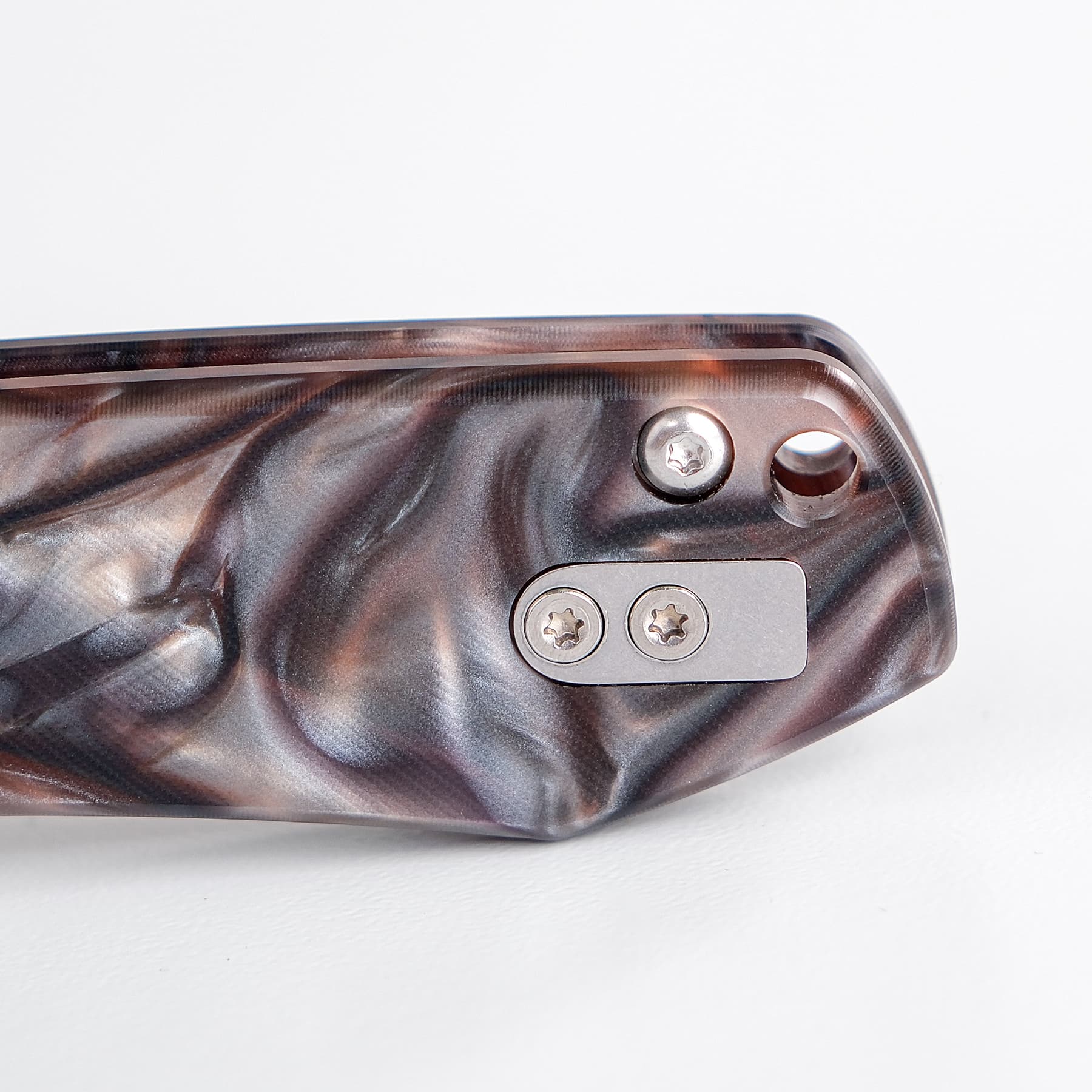 Going Gear Exclusive Vosteed Raccoon® Folding Knife 3.25in 14C28N Steel Raffir Noble Handles Top Liner Lock A2917