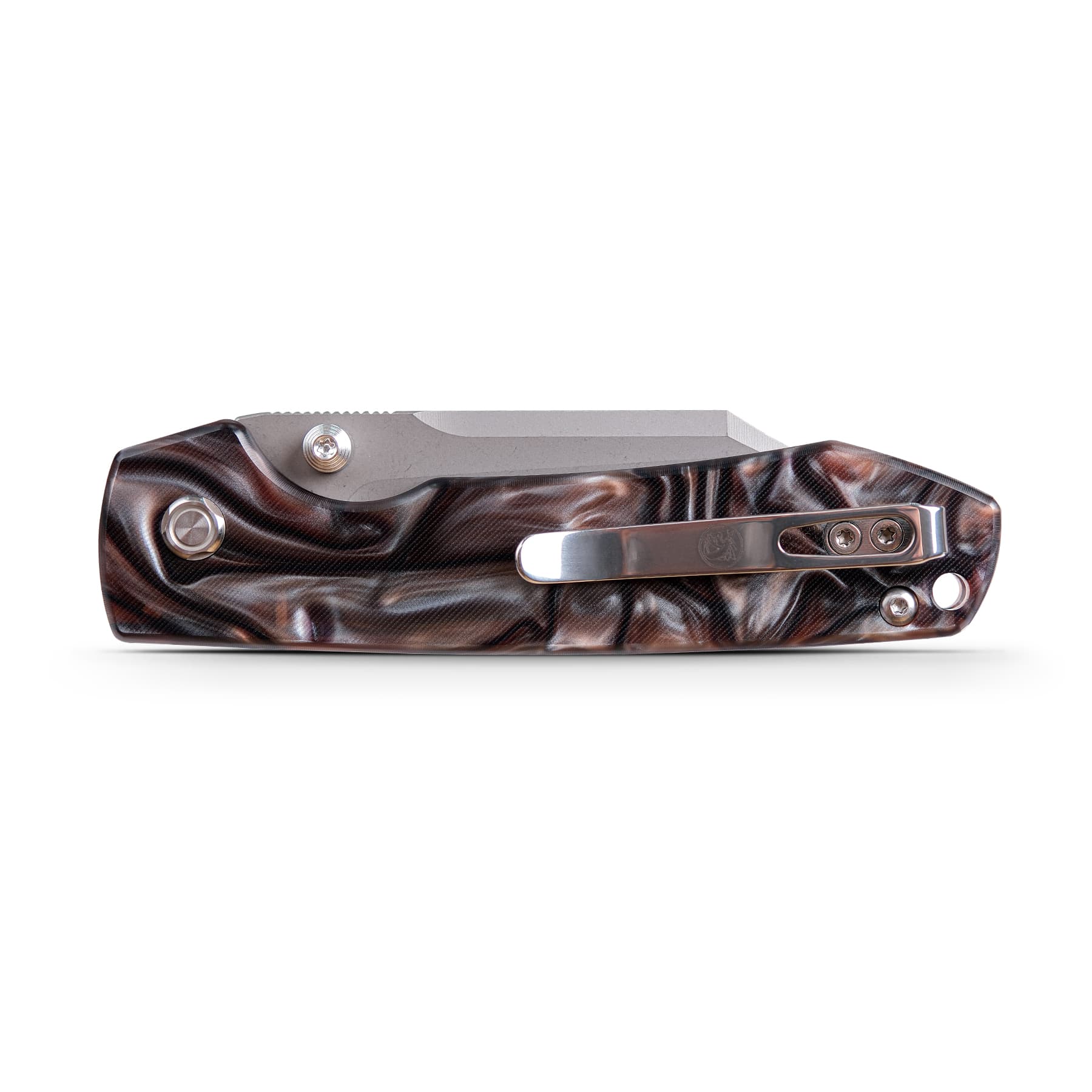Going Gear Exclusive Vosteed Raccoon® Folding Knife 3.25in 14C28N Steel Raffir Noble Handles Top Liner Lock A2919