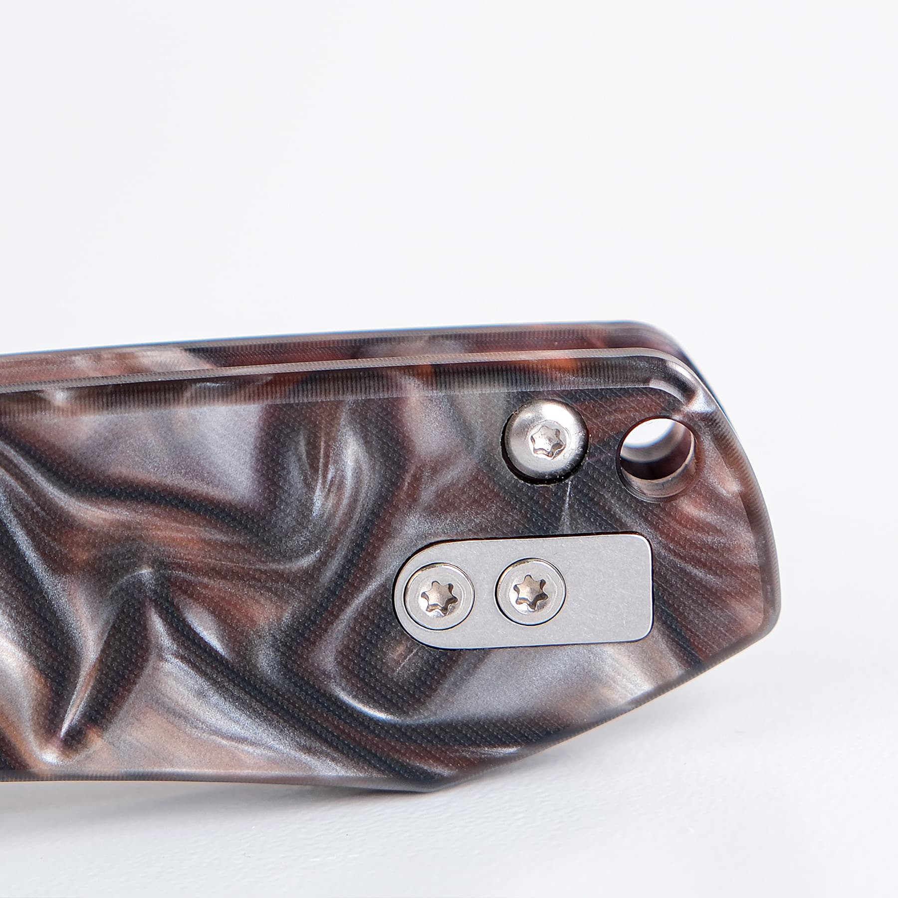 Going Gear Exclusive Vosteed Raccoon® Folding Knife 3.25in 14C28N Steel Raffir Noble Handles Top Liner Lock A2919