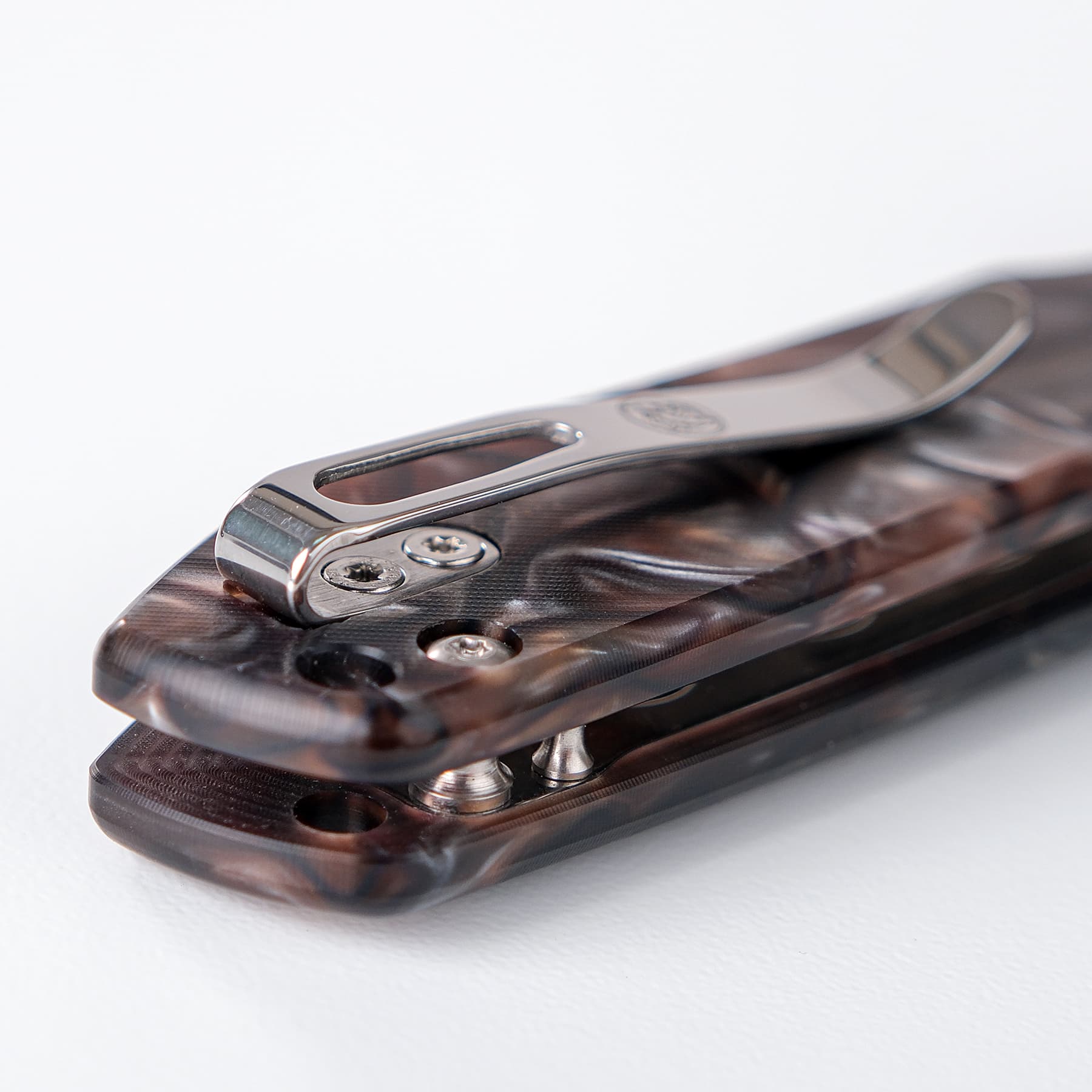 Going Gear Exclusive Vosteed Raccoon® Folding Knife 3.25in 14C28N Steel Raffir Noble Handles Top Liner Lock A2919