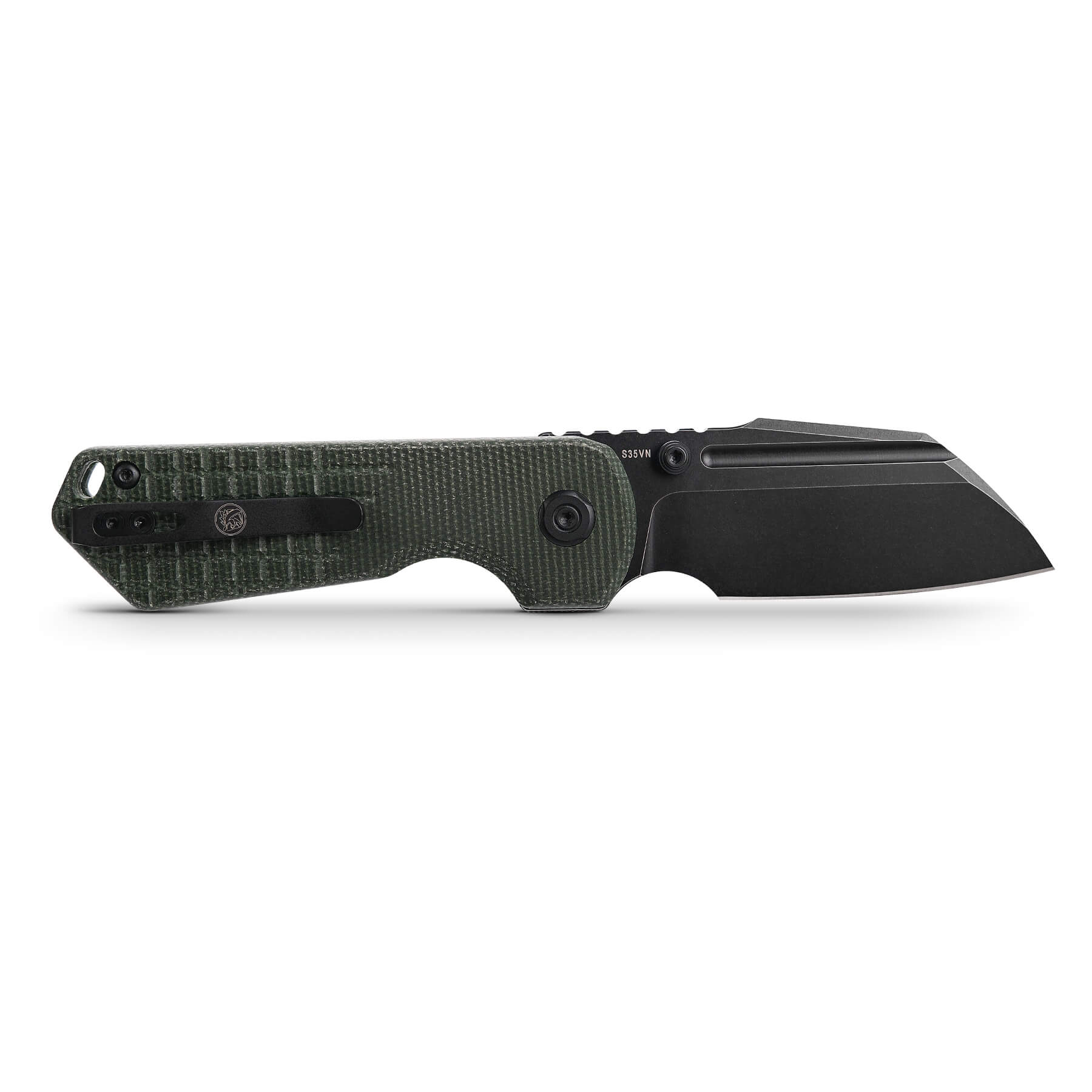 Vosteed Hedgehog Knife with S35VN Black Blade