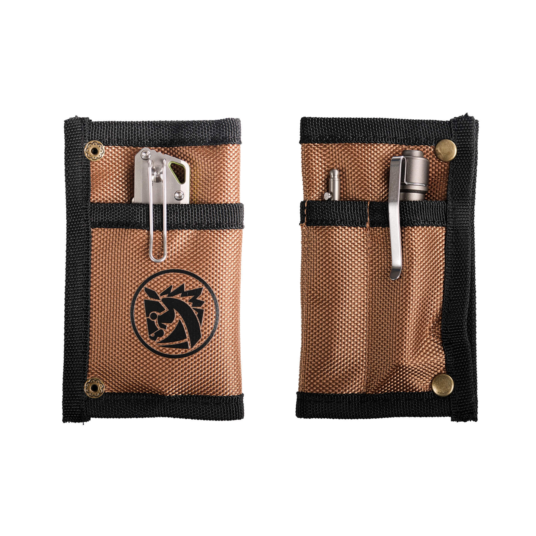 Vosteed knife pouch X0131 with knife and accessories.