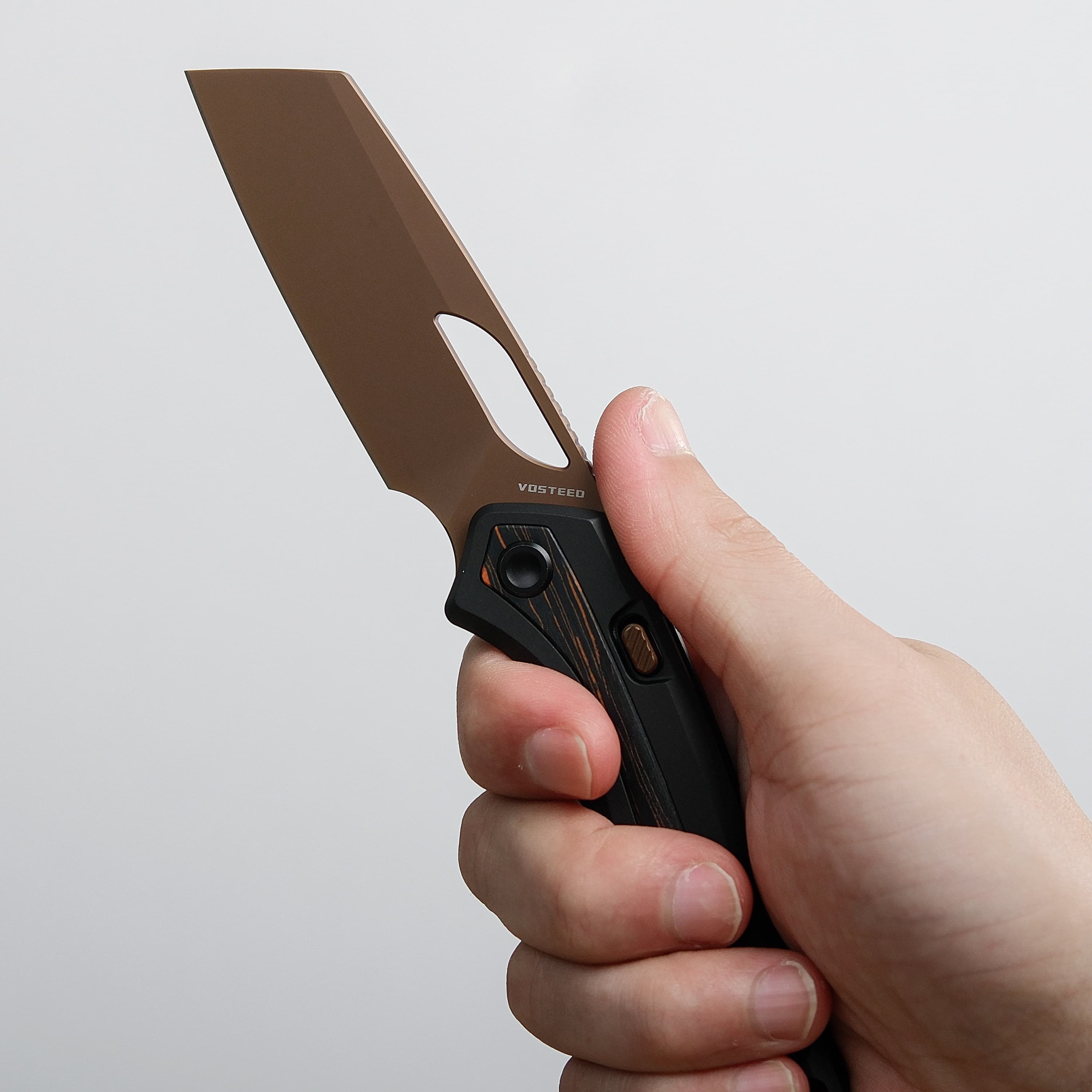 Kroc -Top Liner Lock (2.99" S35VN Blade & Aluminum & Topo G10 Handle) - A1802