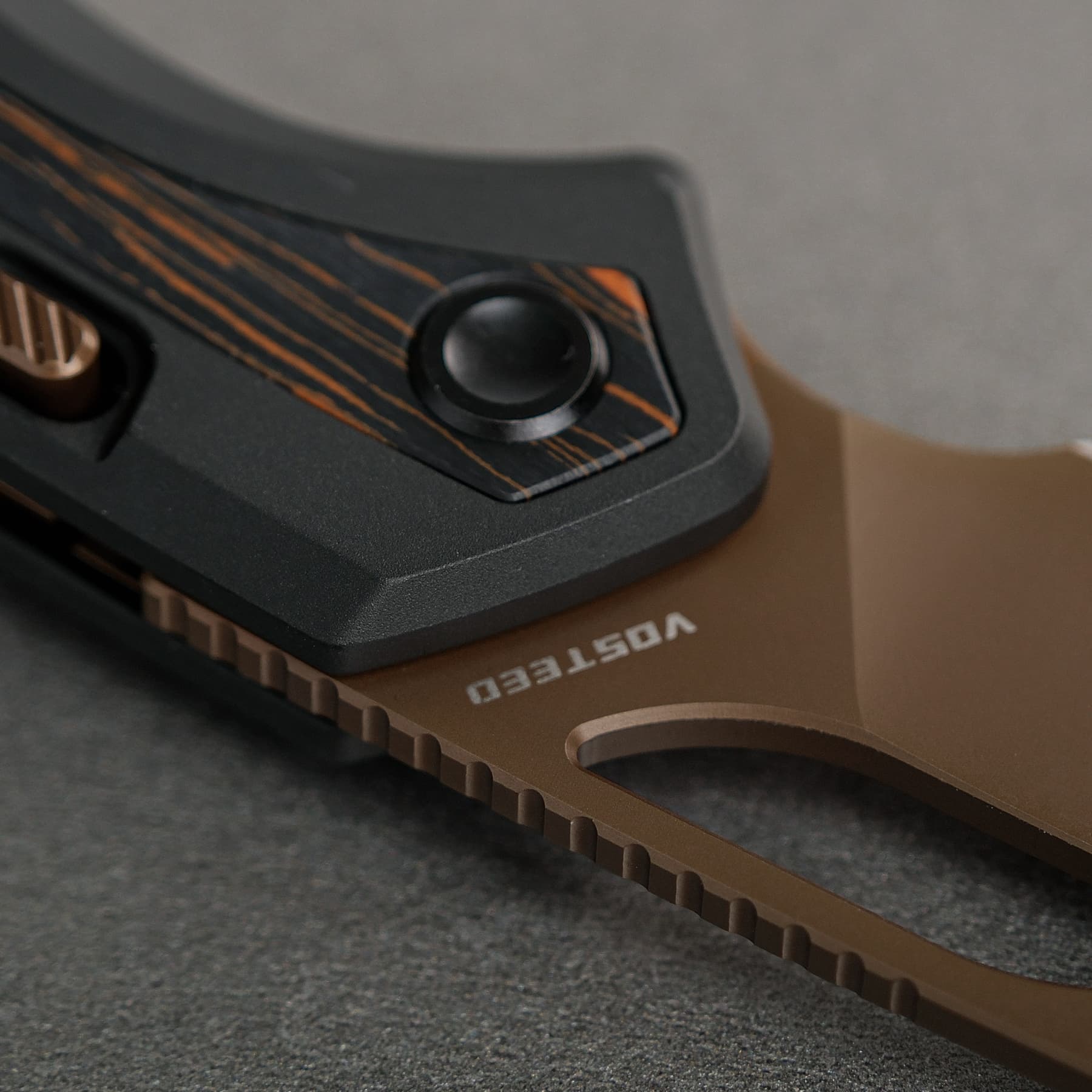 Kroc -Top Liner Lock (2.99" S35VN Blade & Aluminum & Topo G10 Handle) - A1802