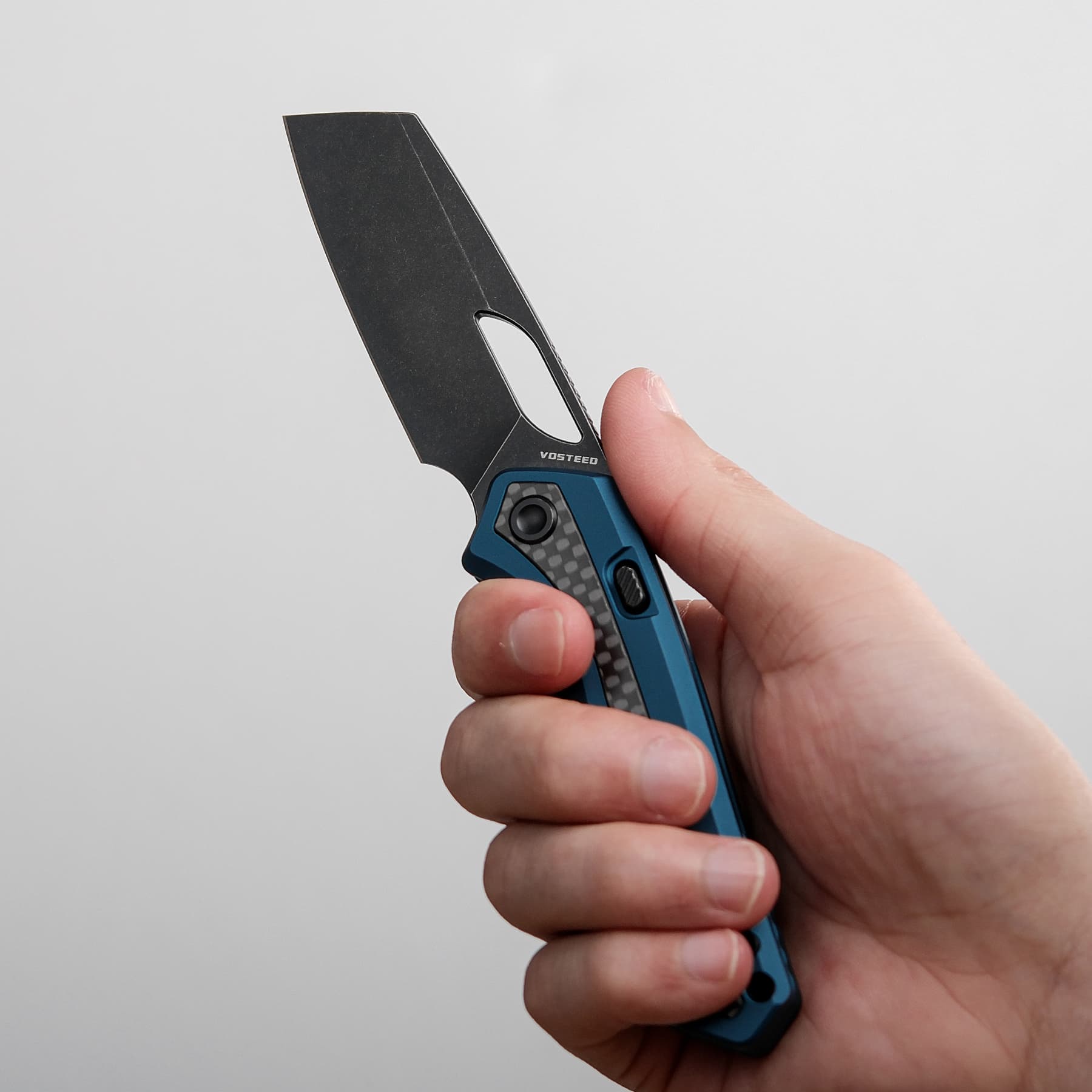 Kroc -Top Liner Lock (2.99" S35VN Blade & Aluminum & Carbon Fiber Handle) - A1804