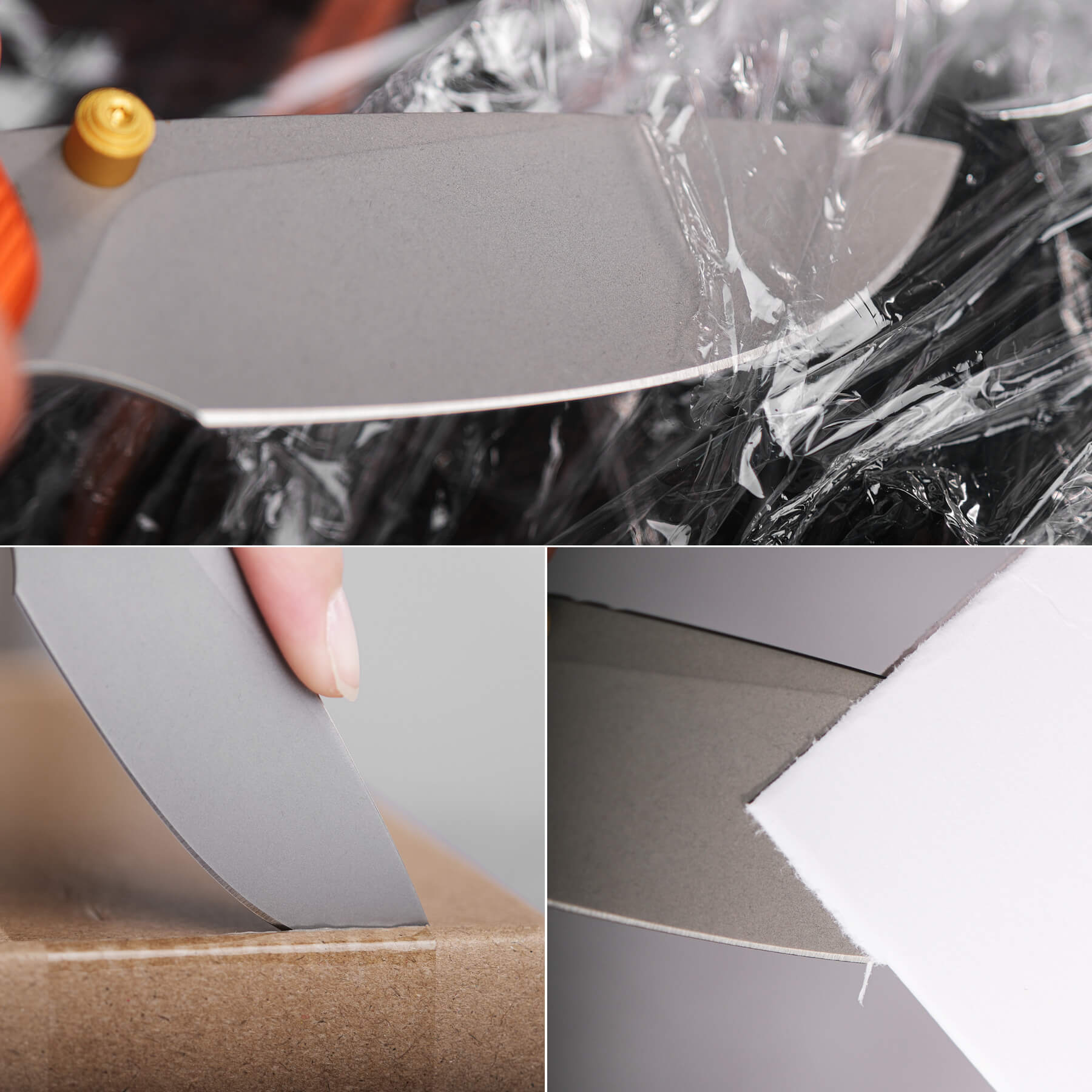 Vosteed Marten Knife Cutting Through Materials