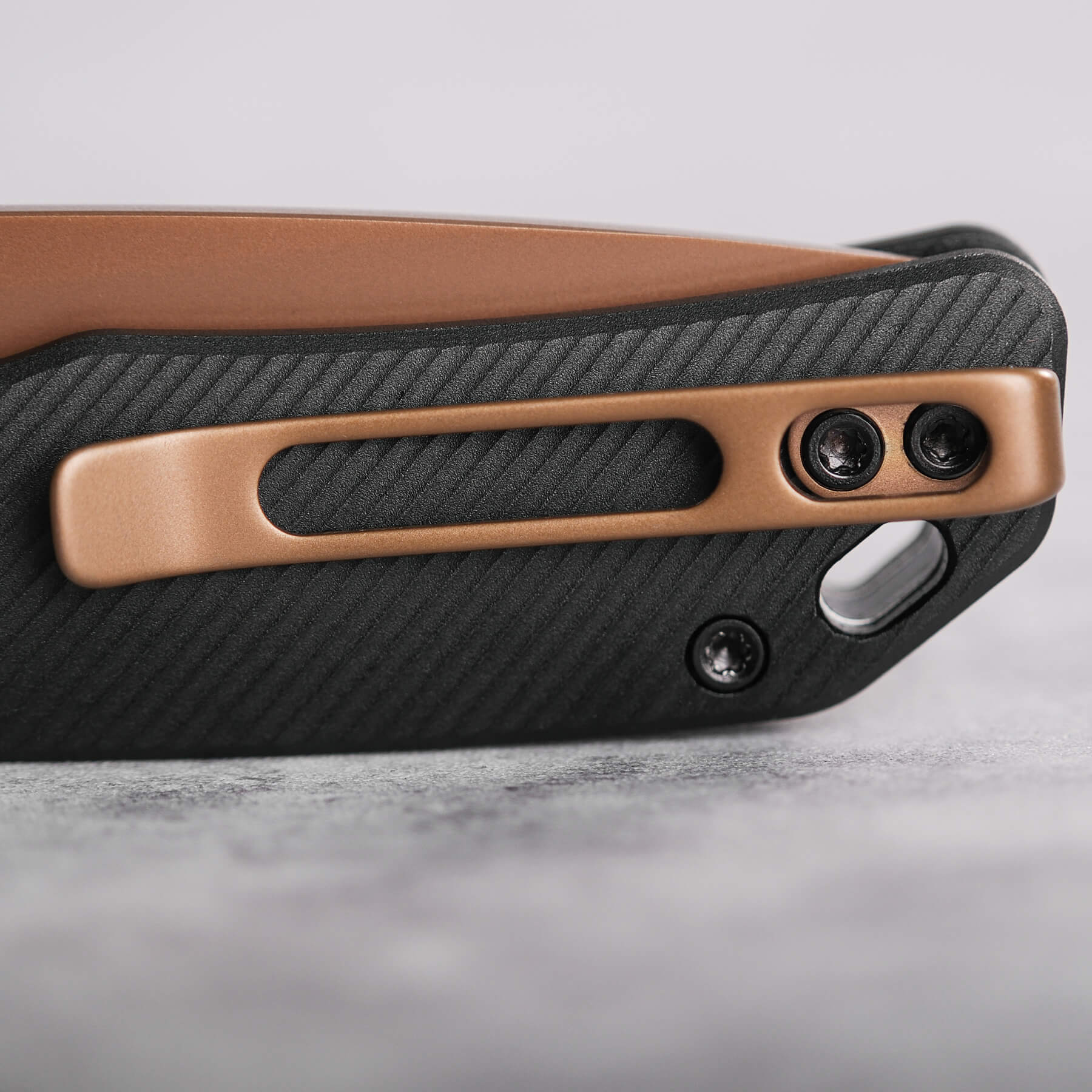 Vosteed Marten knife pocket clip detail