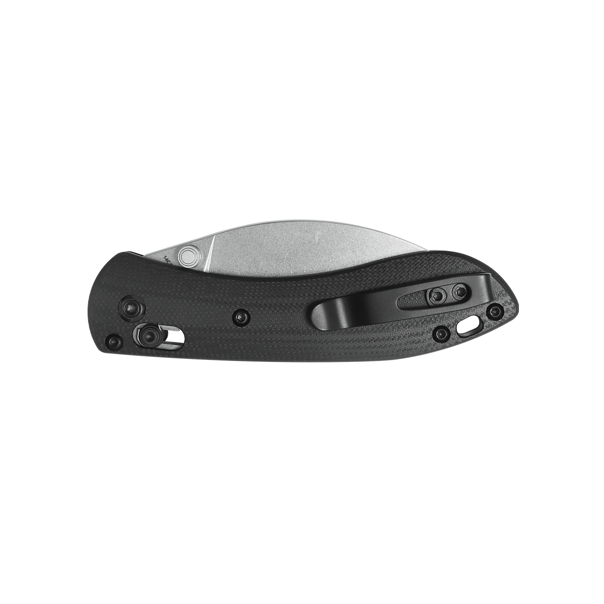 Black G10 Handle Mini Nightshade Knife with Pocket Clip