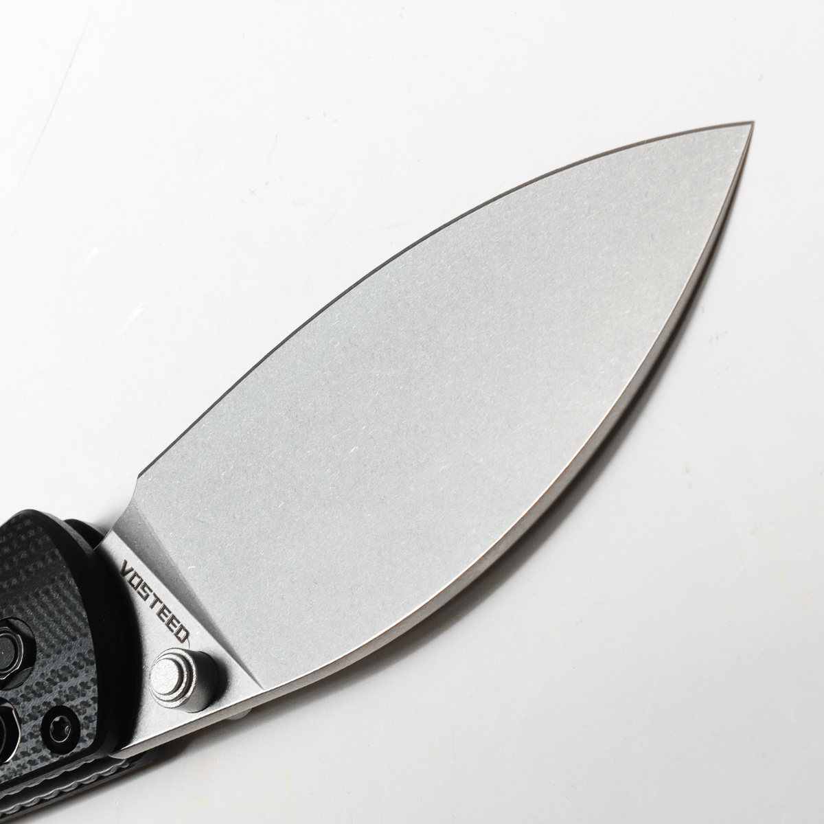Vosteed Mini Nightshade Knife blade detail