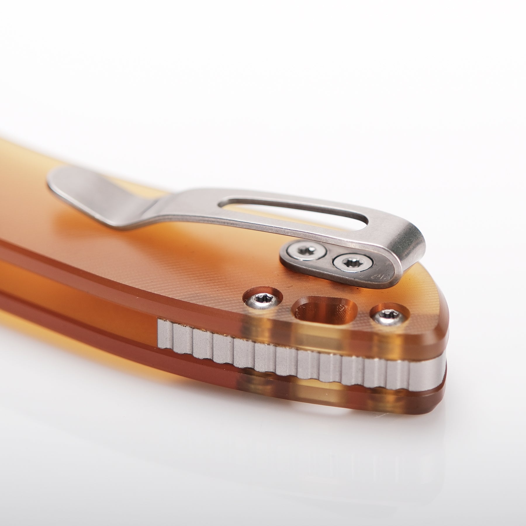 Vosteed Mini Nightshade Knife - Pocket Clip Detail