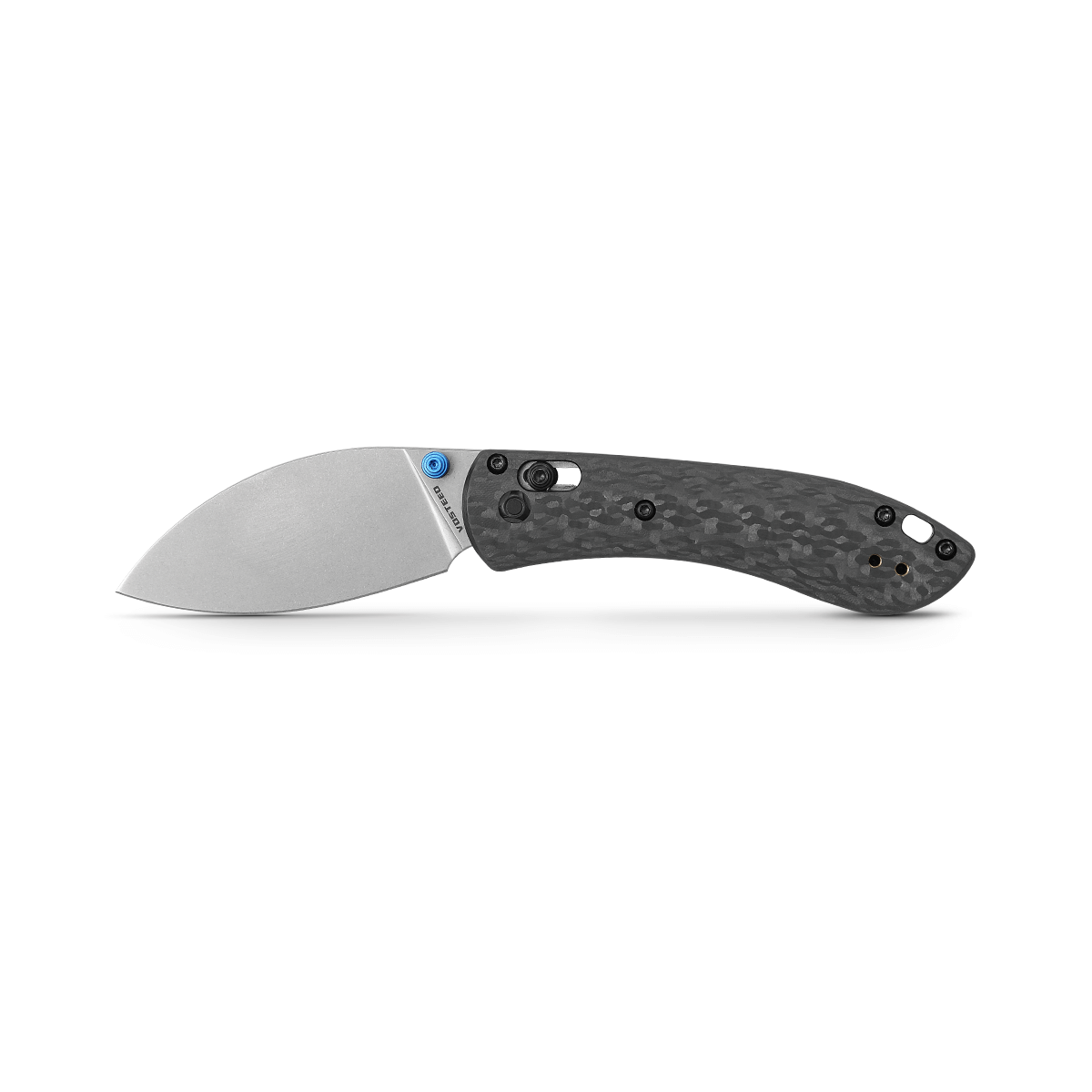 Vosteed Mini Nightshade Shilin Cutter Knife with Carbon Fiber Handle