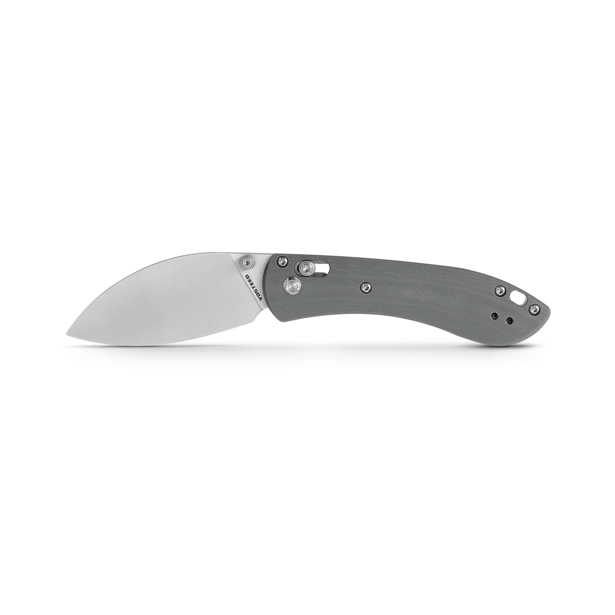 Vosteed Mini Nightshade Shilin Cutter Knife - Gray G10 Handle