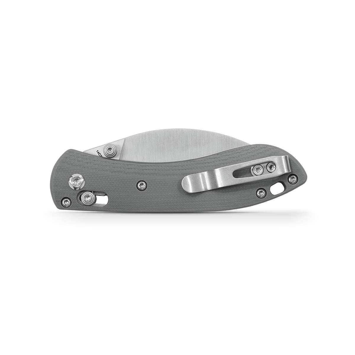 Vosteed Mini Nightshade - Crossbar Lock Knife - Gray G10 Handle