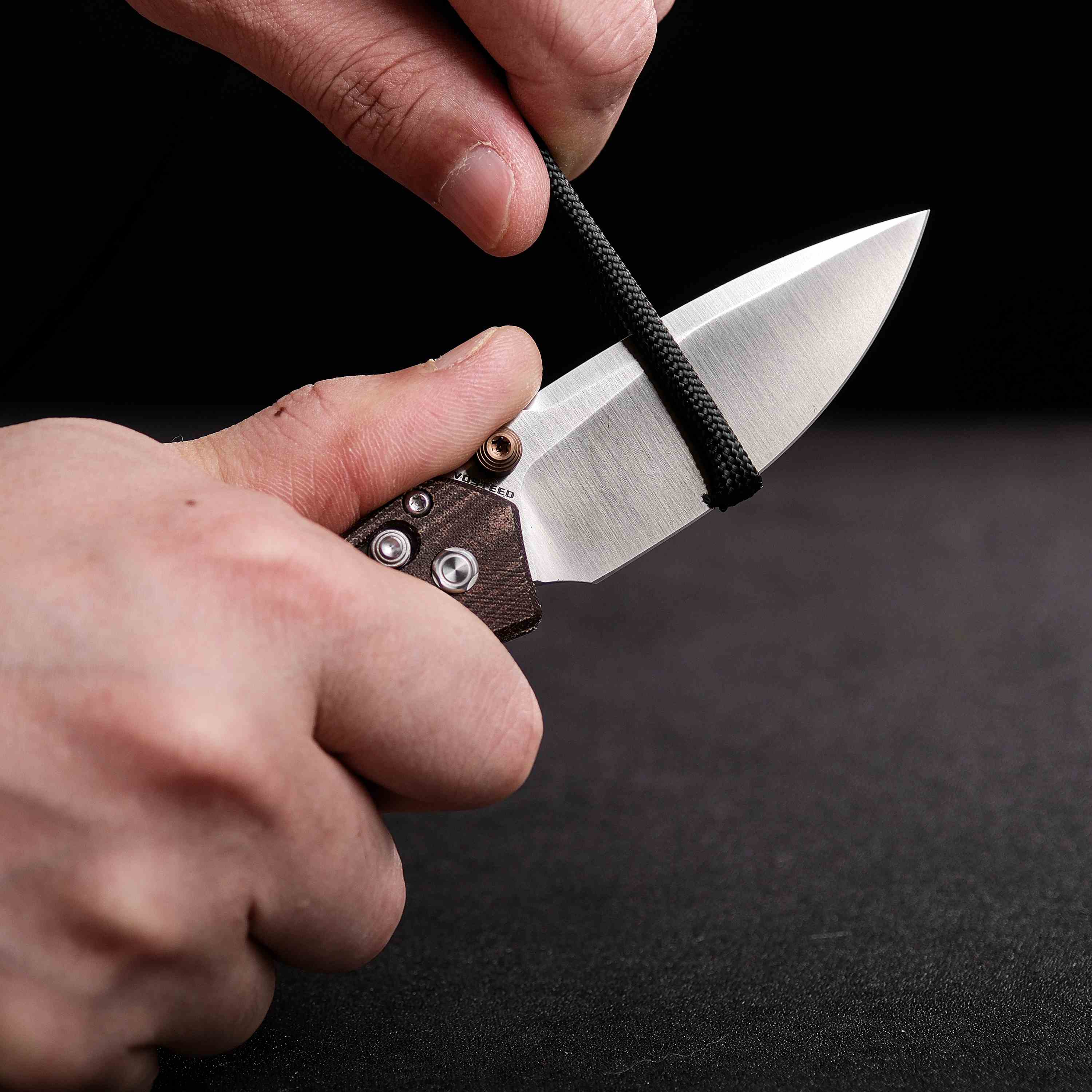 Vosteed Mini Psyop knife sharpening