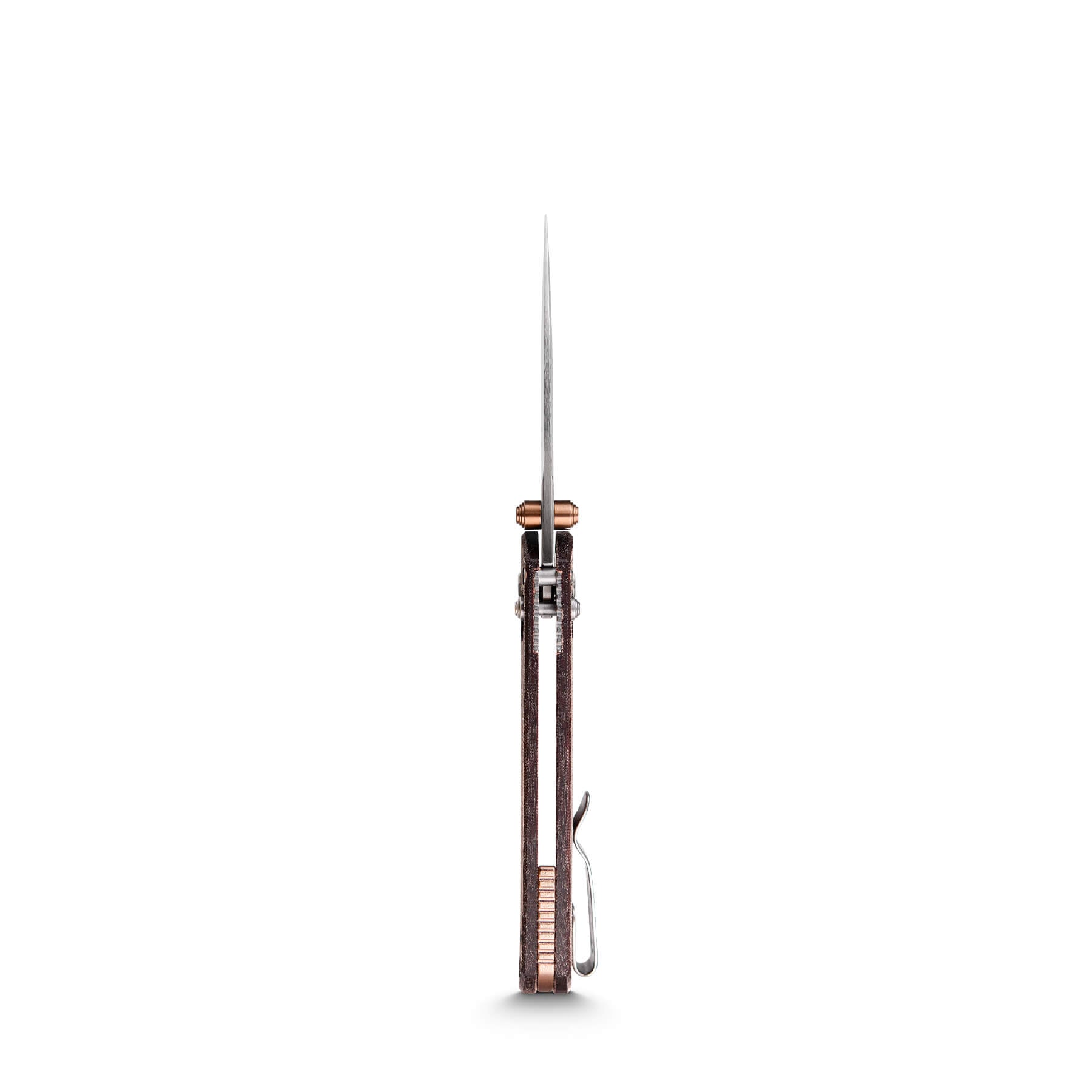 Vosteed Mini Psyop knife blade profile, Elmax steel