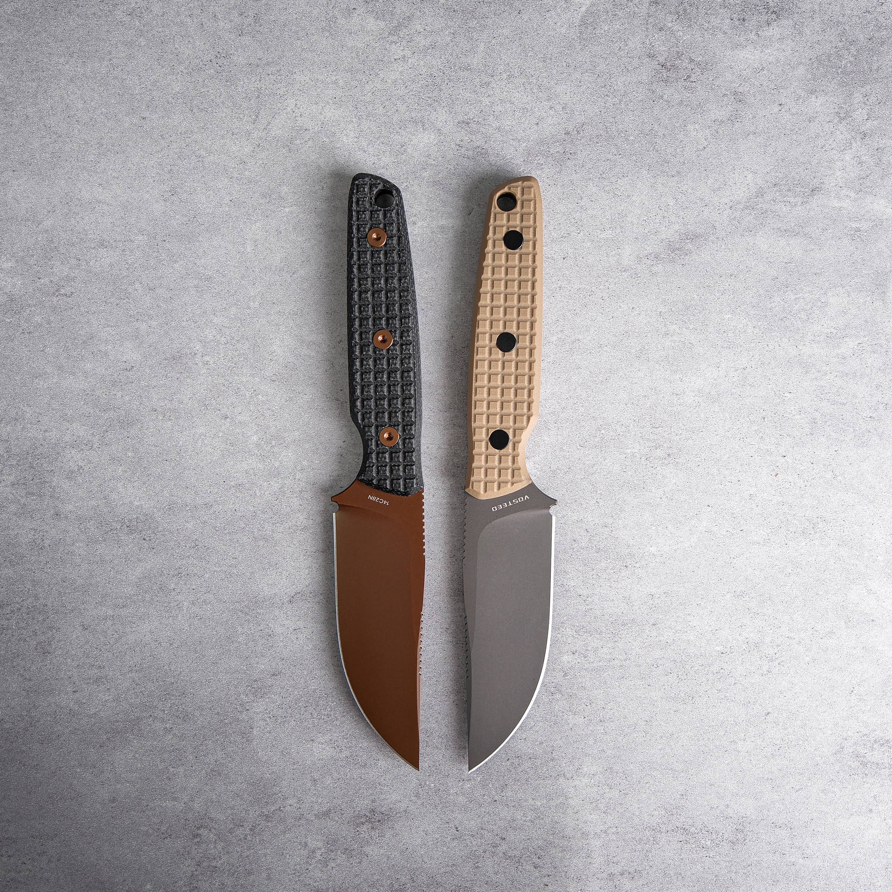 Mink - Fixed Blade Knife (3.33" 14C28N Blade & G10 Handle) - D0107