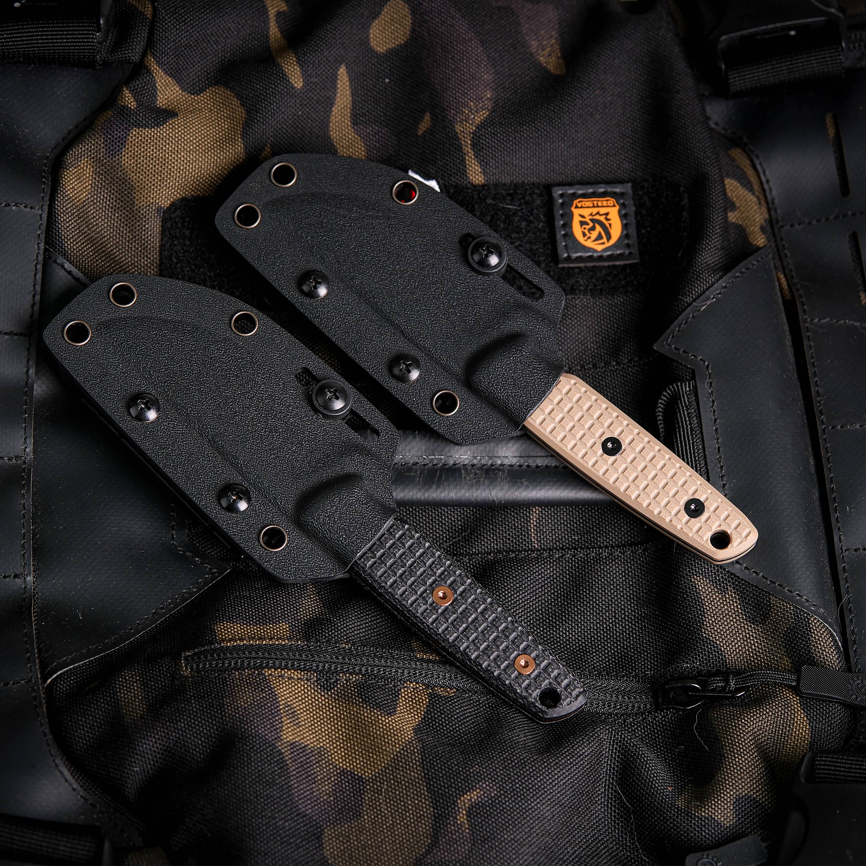 Mink - Fixed Blade Knife (3.33" 14C28N Blade & G10 Handle) - D0107