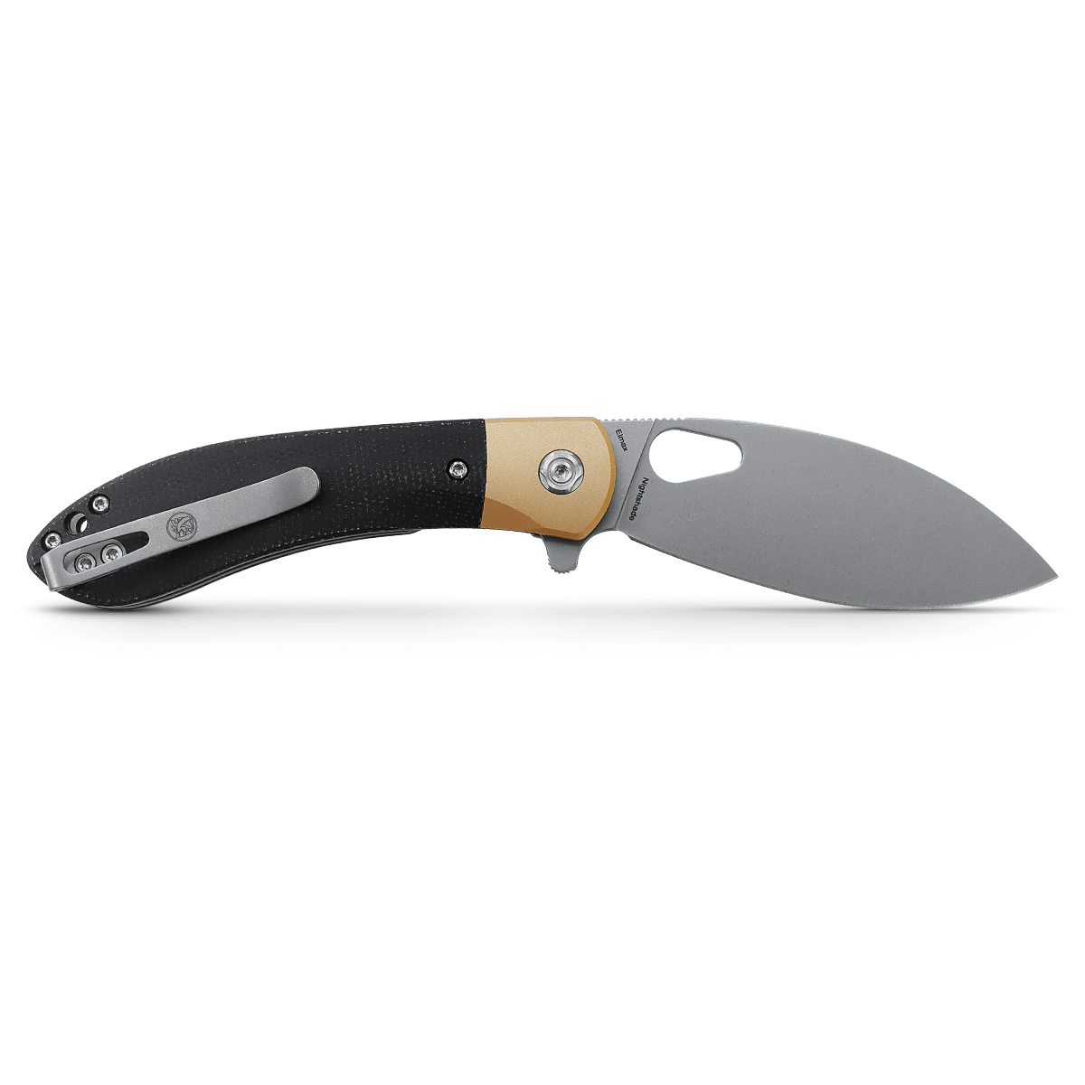 Vosteed Nightshade Knife - Open Elmax Blade and Micarta Handle