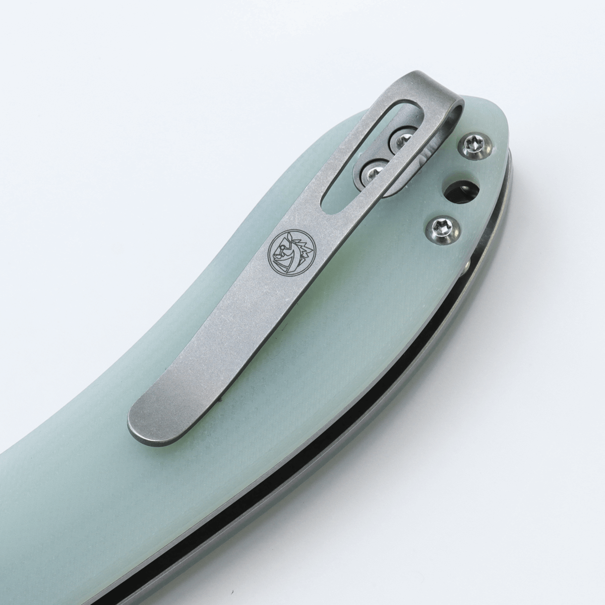 Vosteed Nightshade knife G10 handle with pocket clip