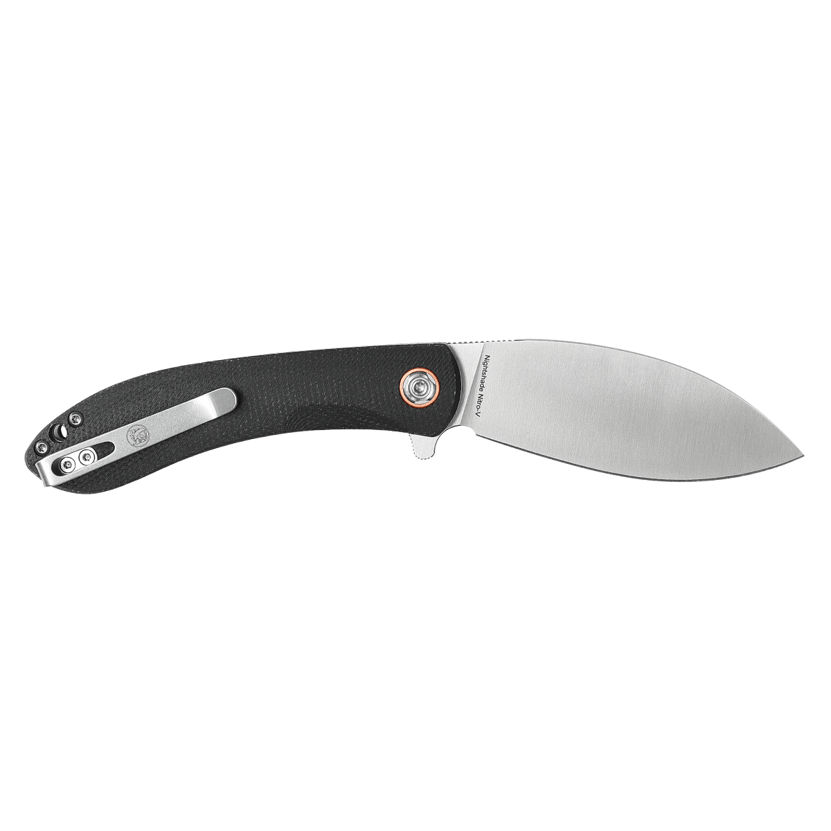 Vosteed Nightshade LT knife with open blade
