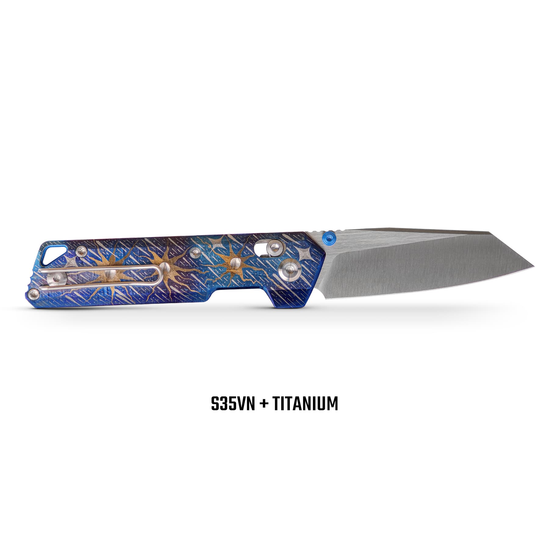 Parallel- Crossbar Lock (2.90" S35VN Blade & Titanium Handle) - A3511