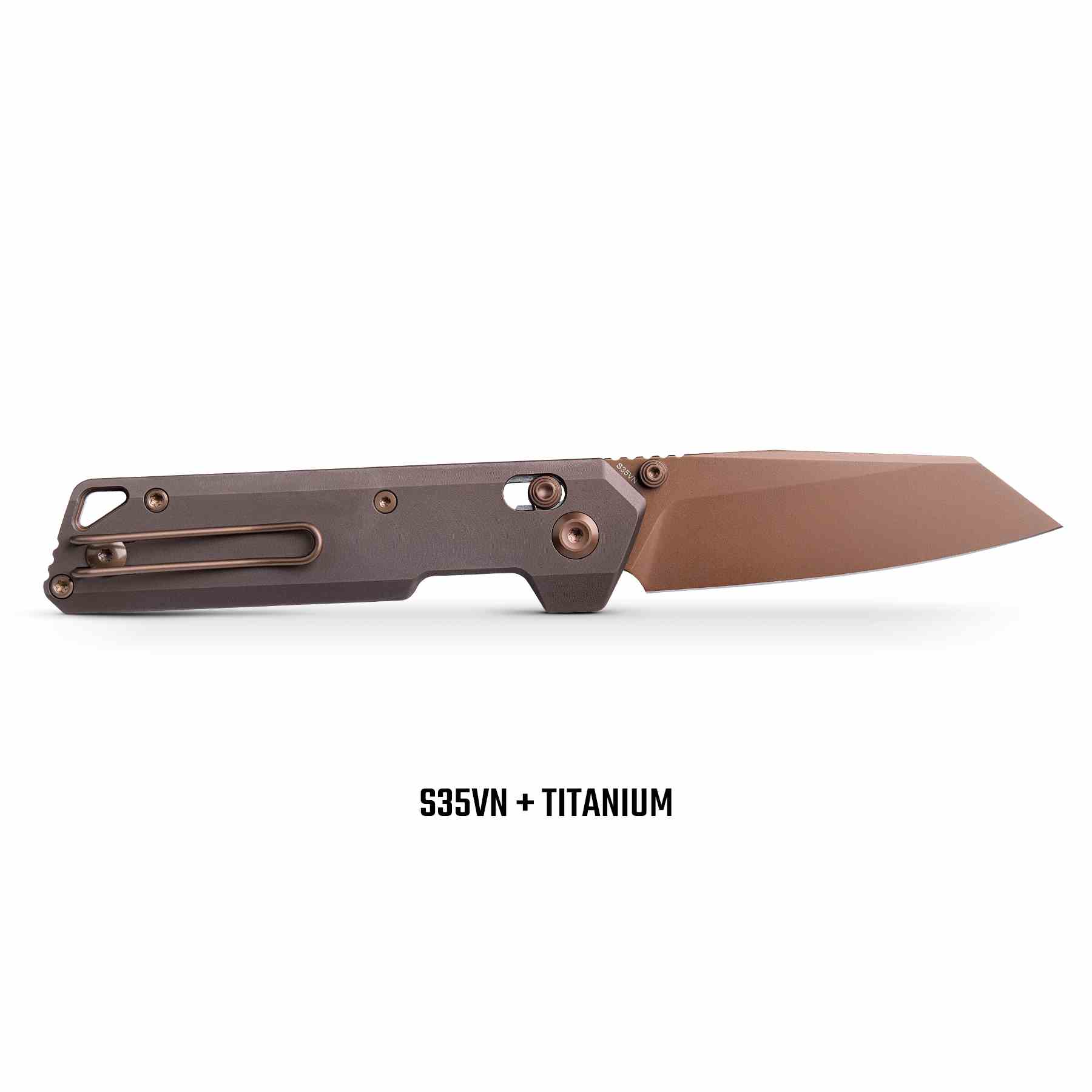 Vosteed Parallel knife with S35VN blade and Titanium handle