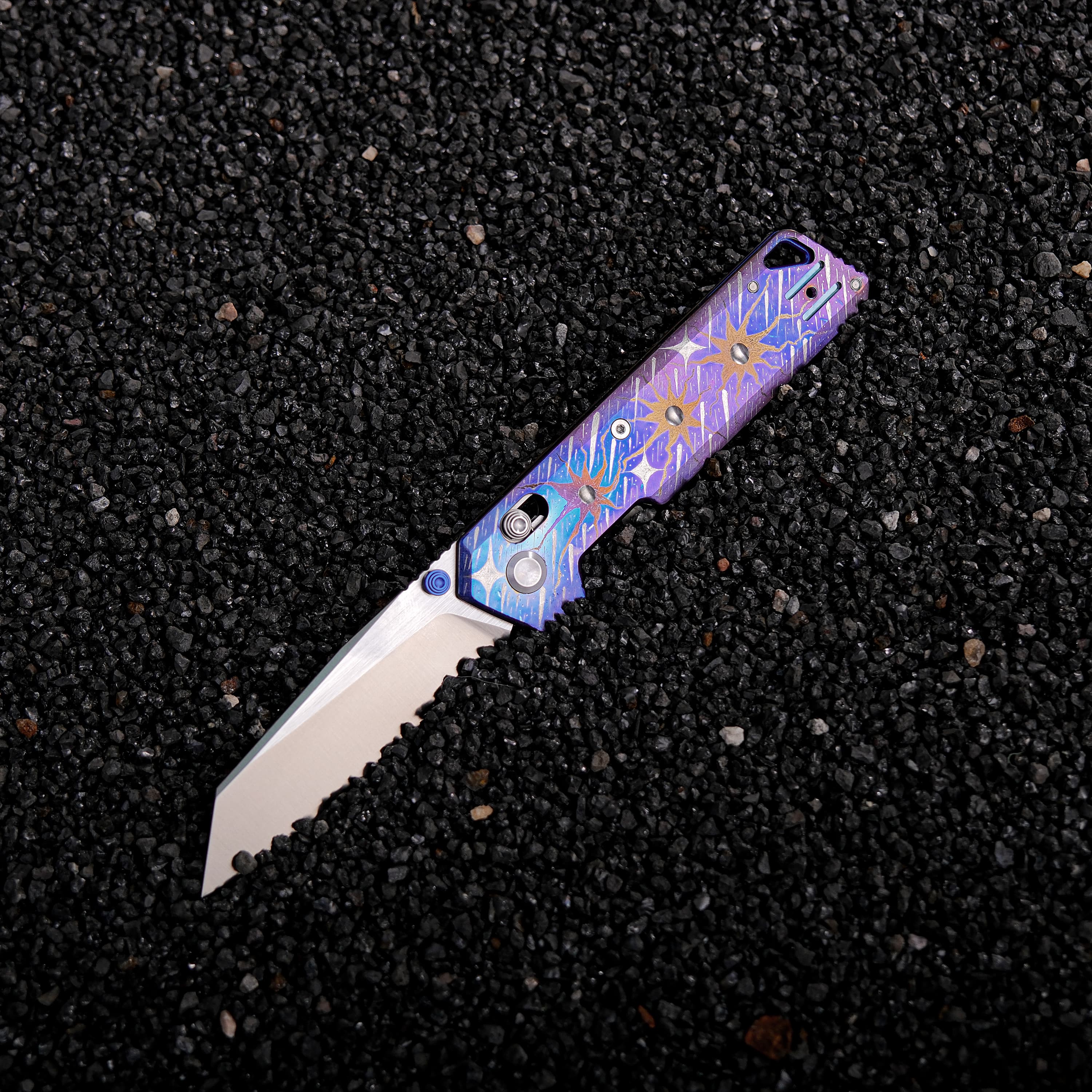 Parallel- Crossbar Lock (2.90" S35VN Blade & Titanium Handle) - A3511