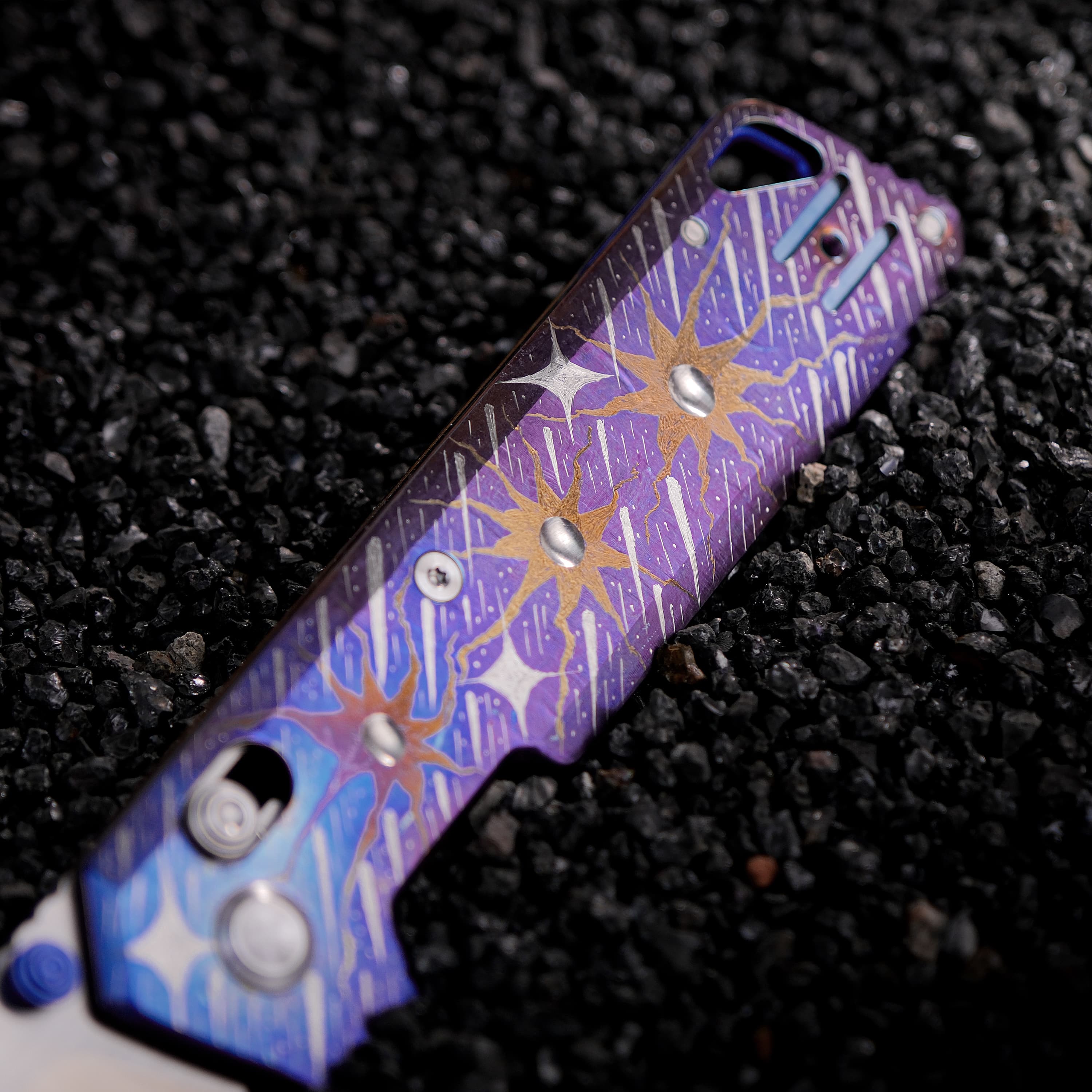 Parallel- Crossbar Lock (2.90" S35VN Blade & Titanium Handle) - A3511