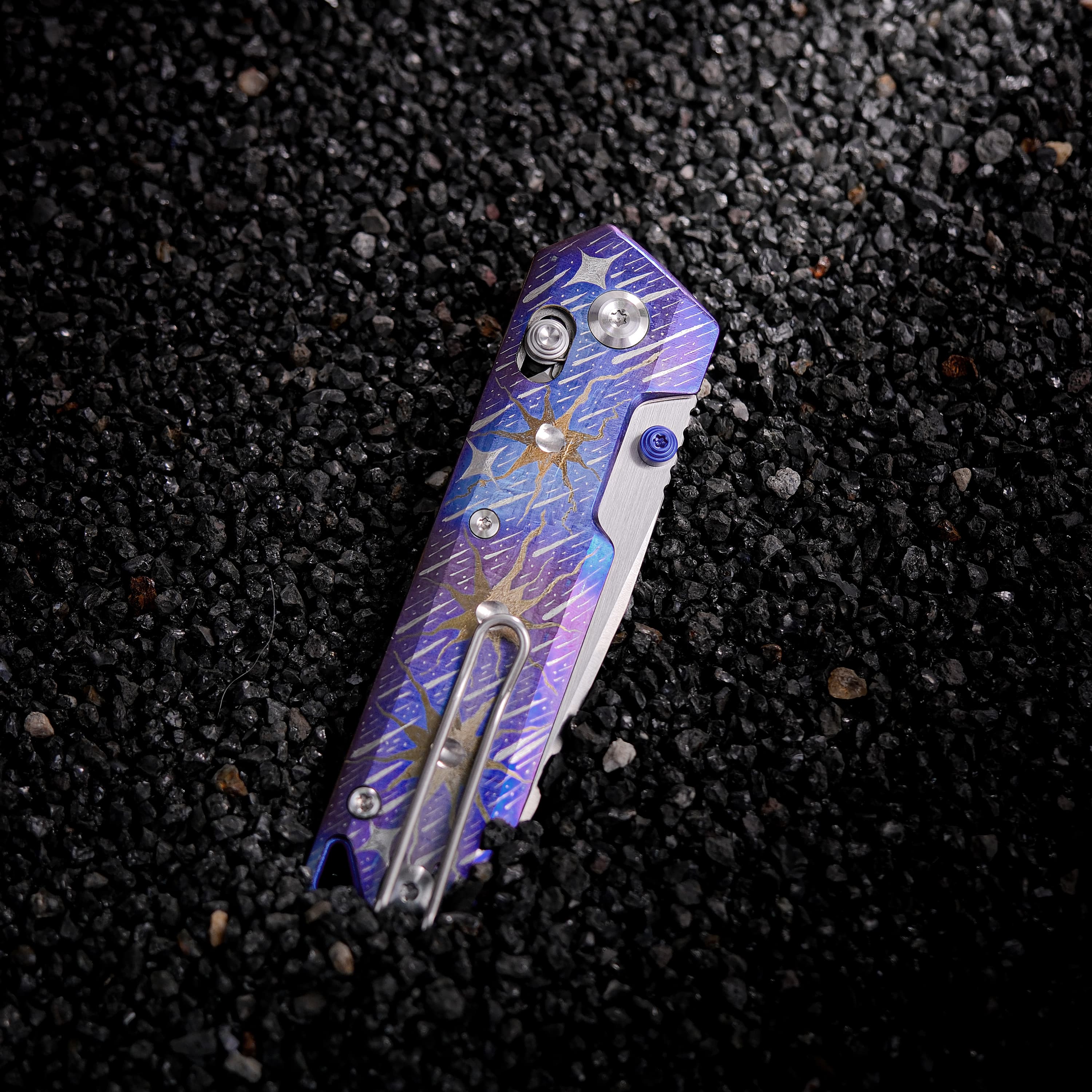 Parallel- Crossbar Lock (2.90" S35VN Blade & Titanium Handle) - A3511