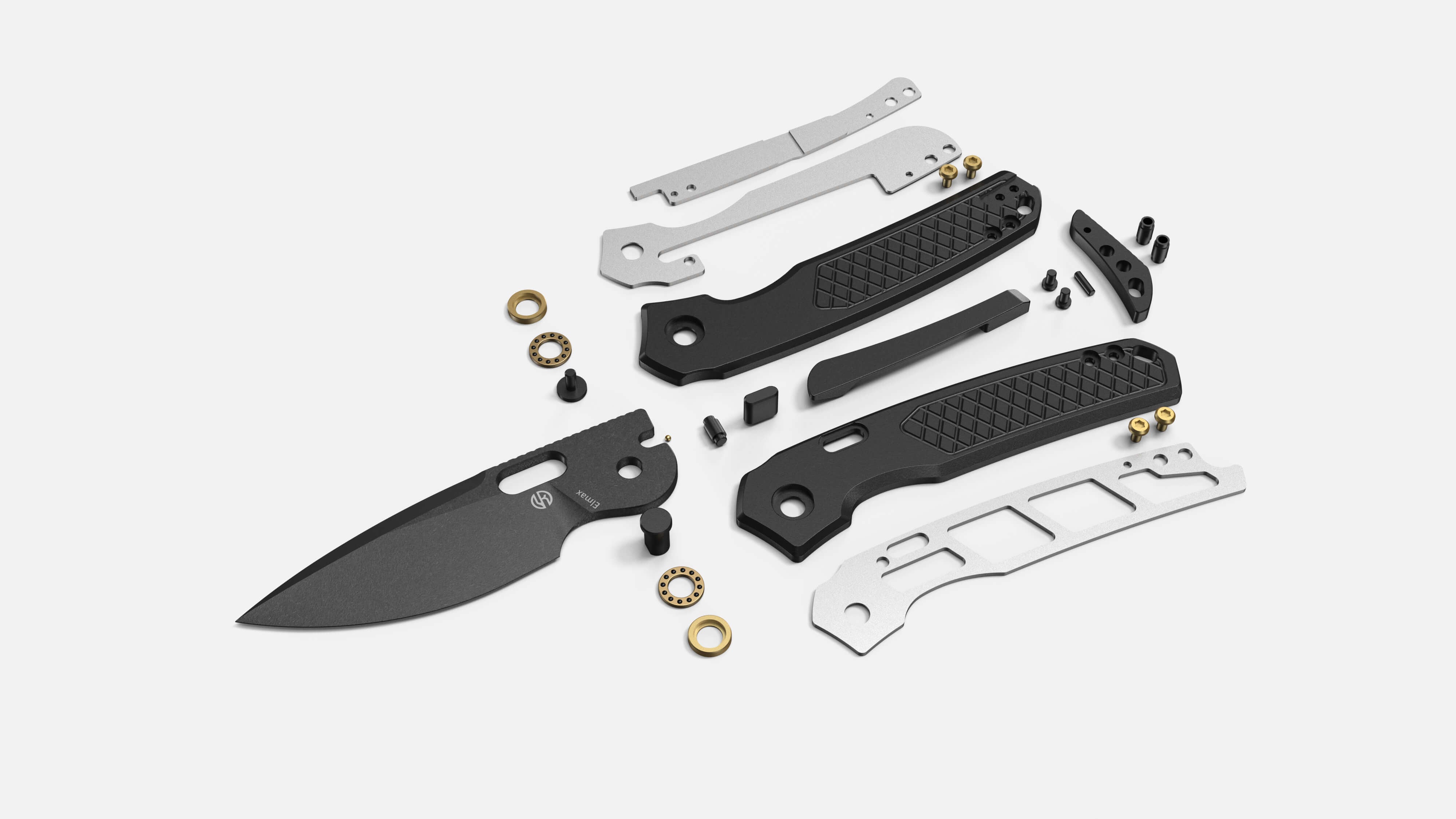 Vosteed Psyop Knife - Exploded View of Components