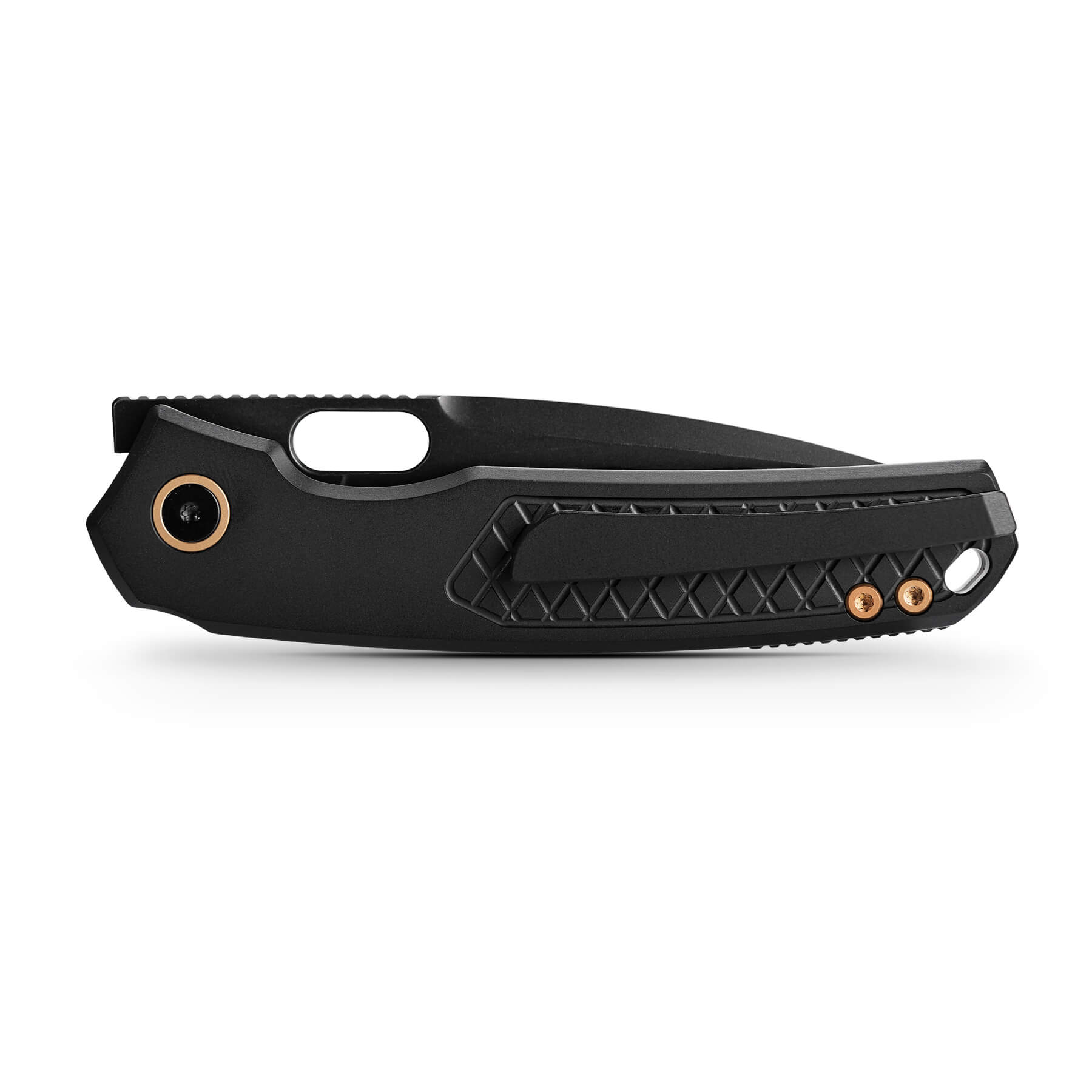 Vosteed Psyop Knife: Black Titanium EDC Knife