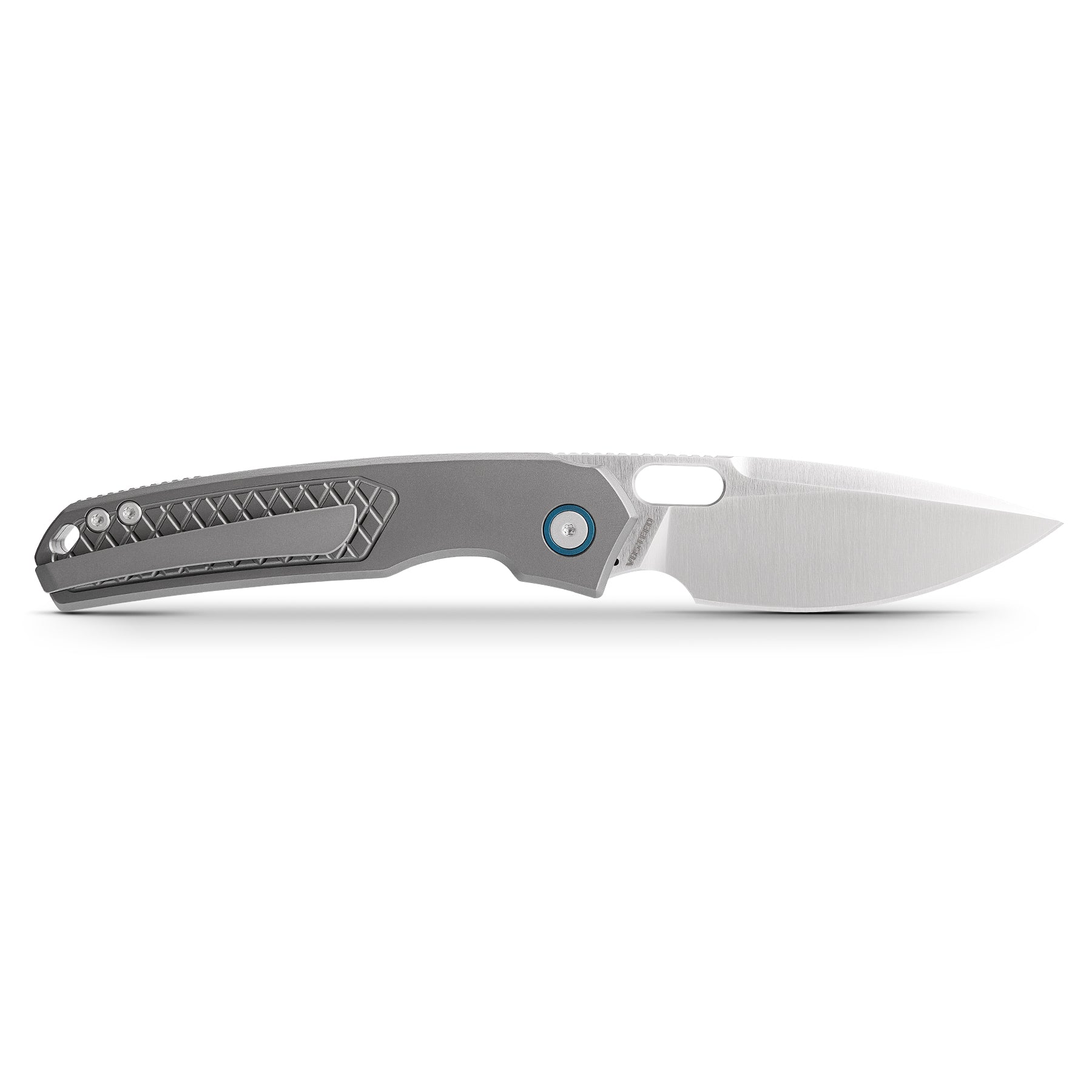 Vosteed Psyop knife with drop point Elmax blade and titanium handle