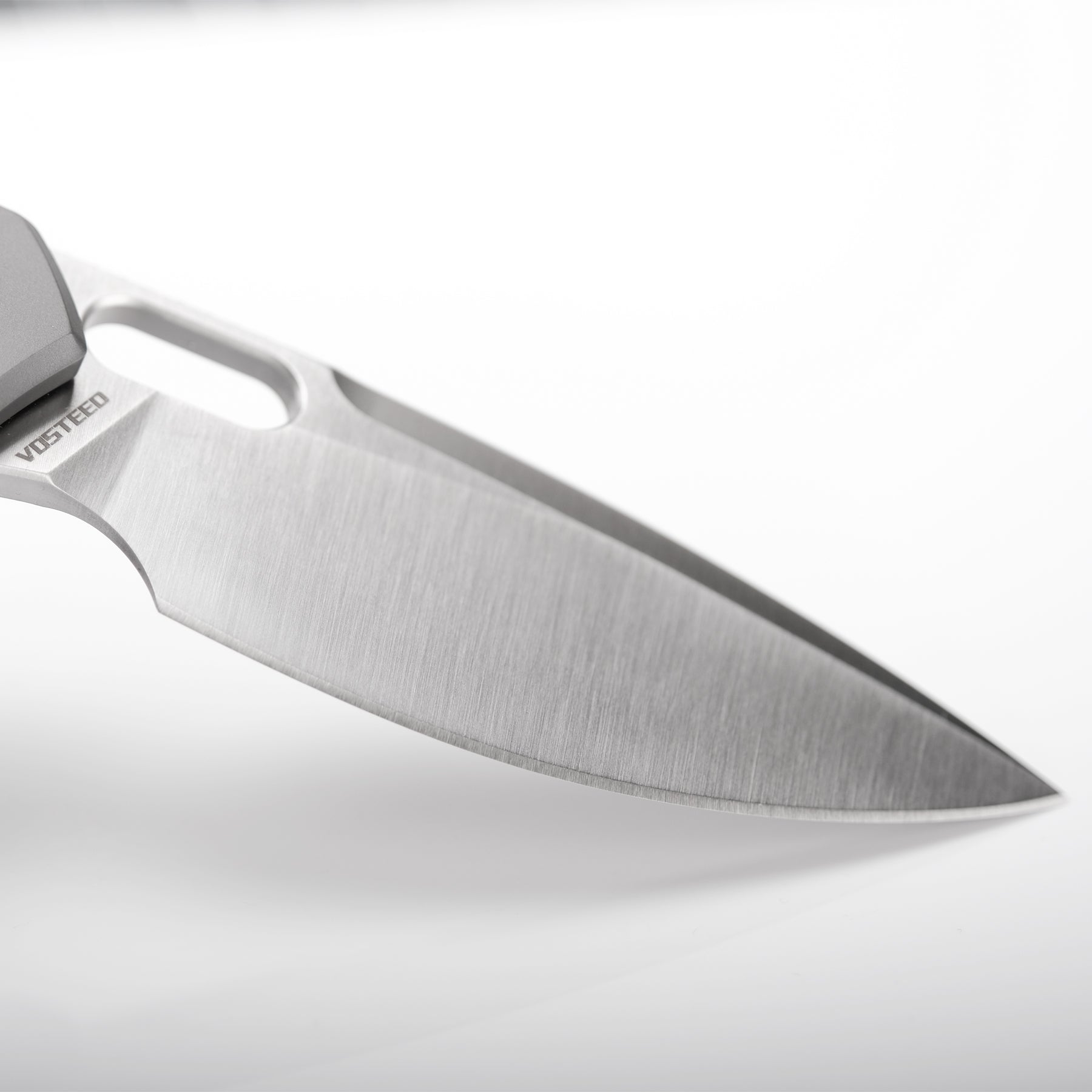 Vosteed Psyop knife Elmax blade detail