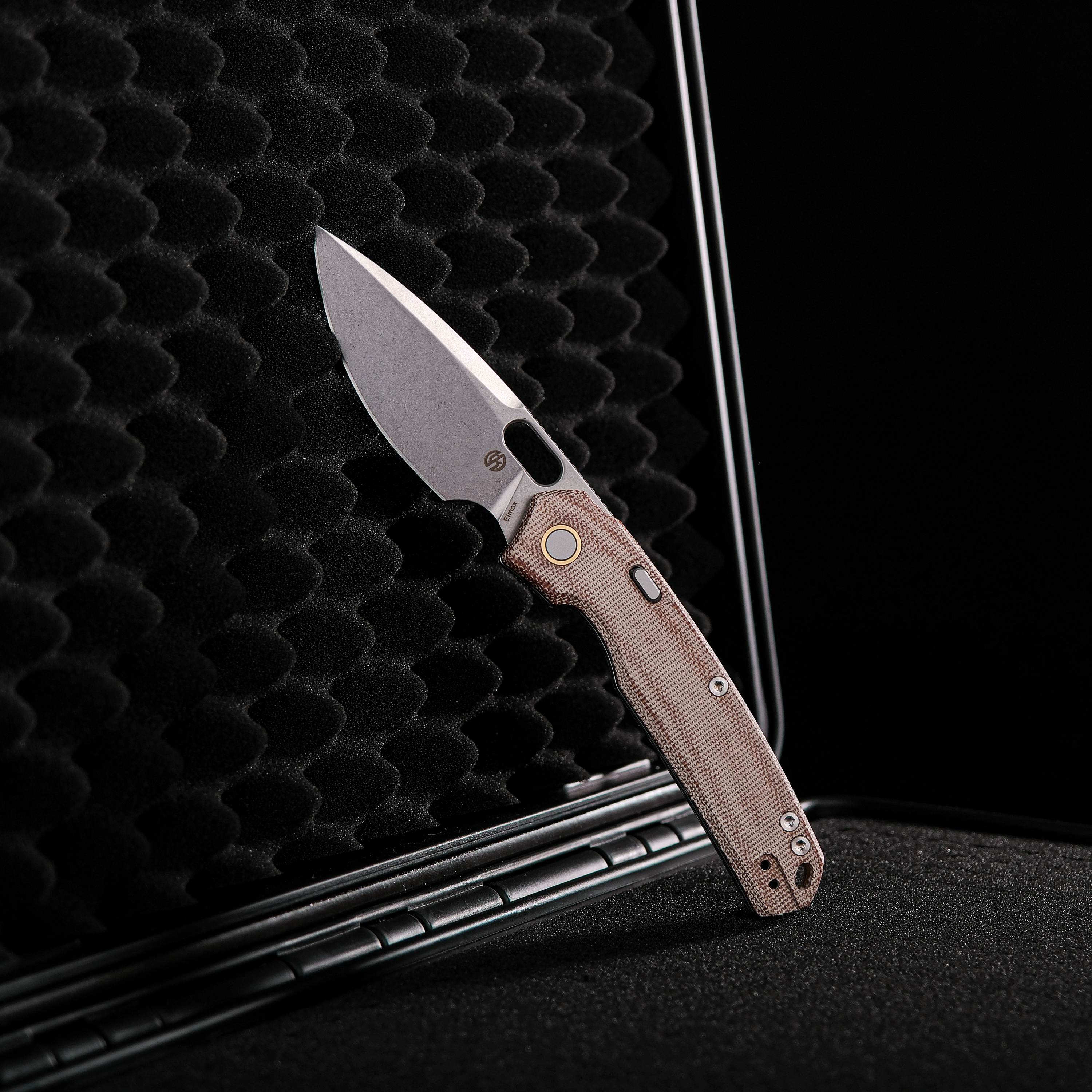 Vosteed Psyop Knife - Elmax blade and Micarta handle