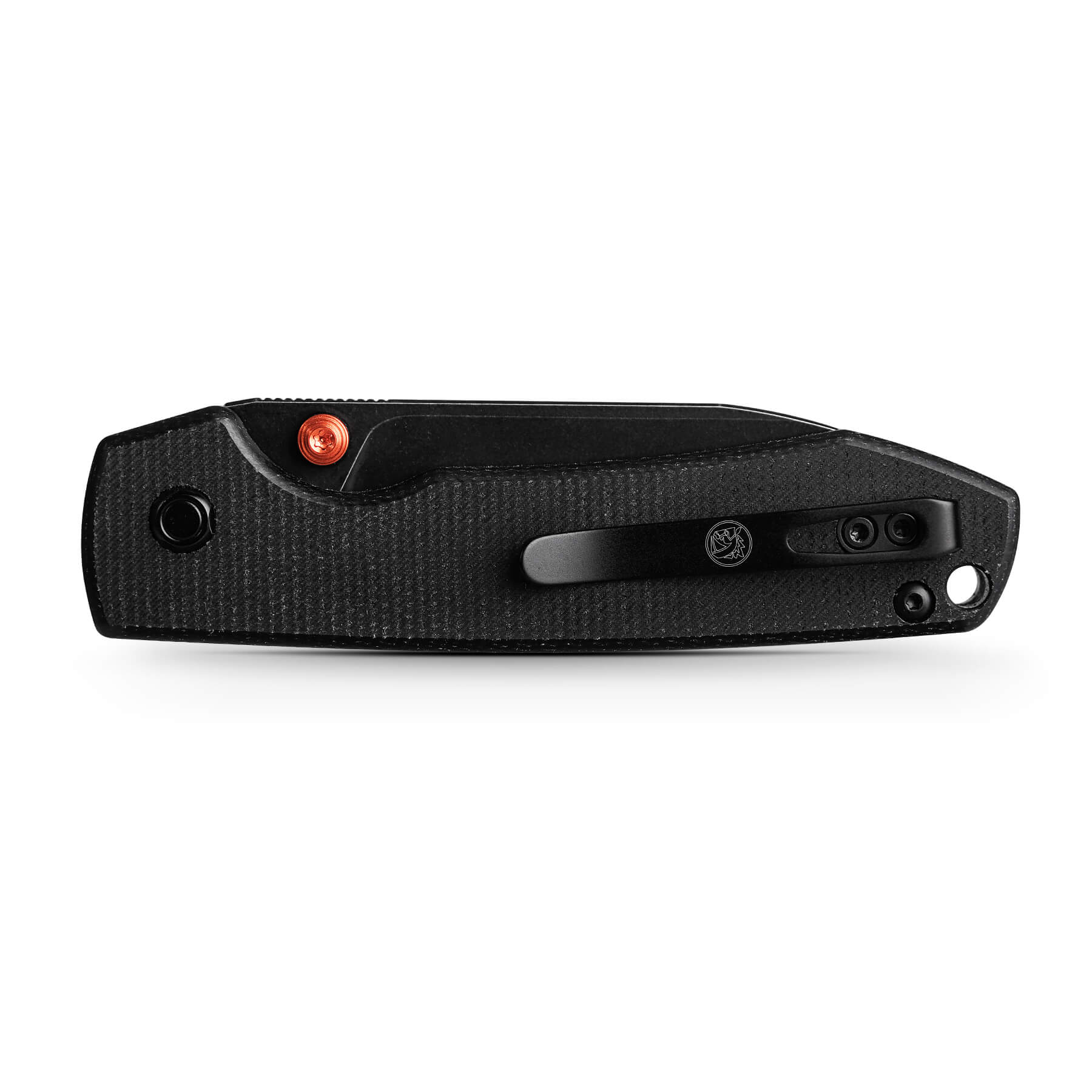 Vosteed Raccoon® knife with Micarta handle and black stonewash blade