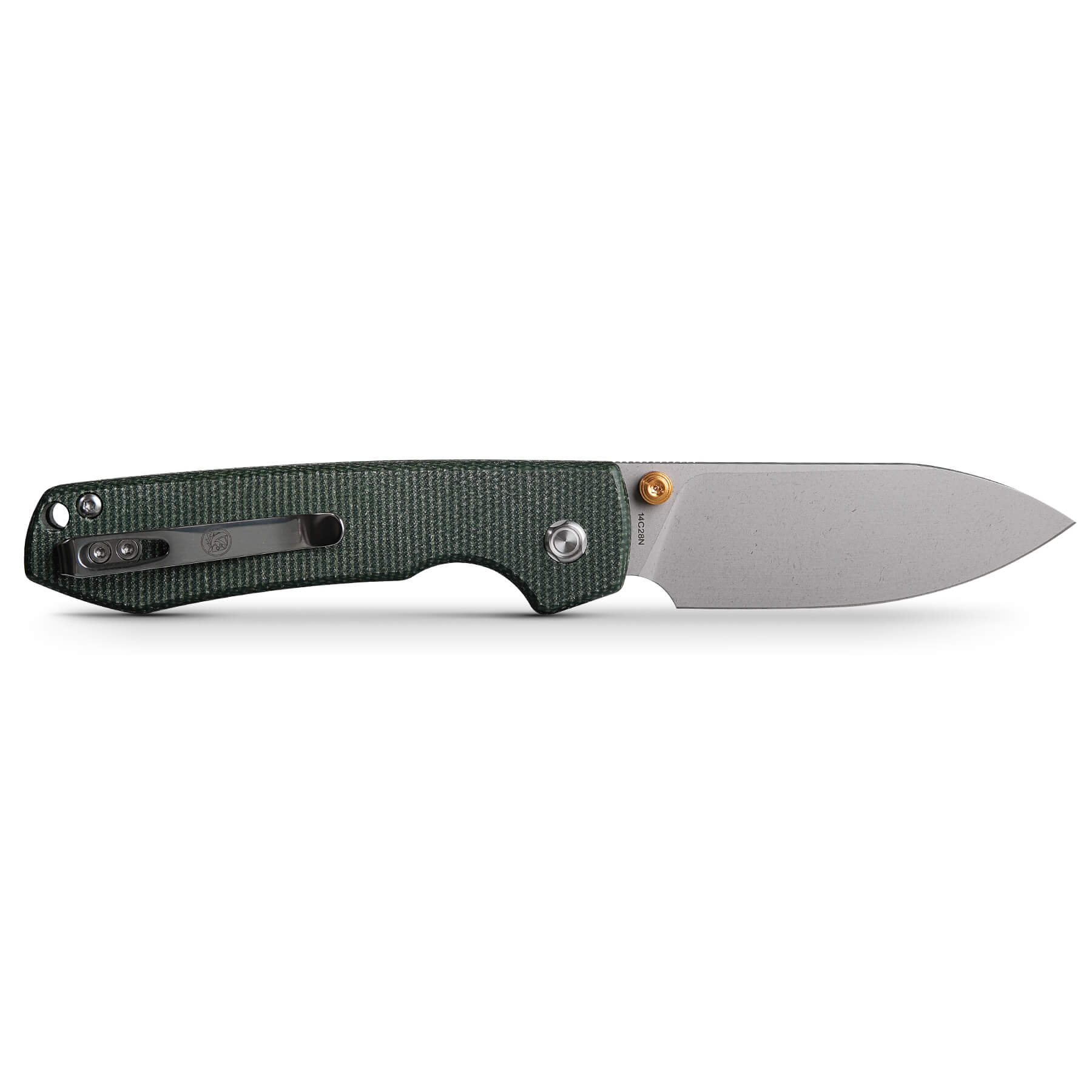 Vosteed Raccoon Knife - Green Micarta Handle