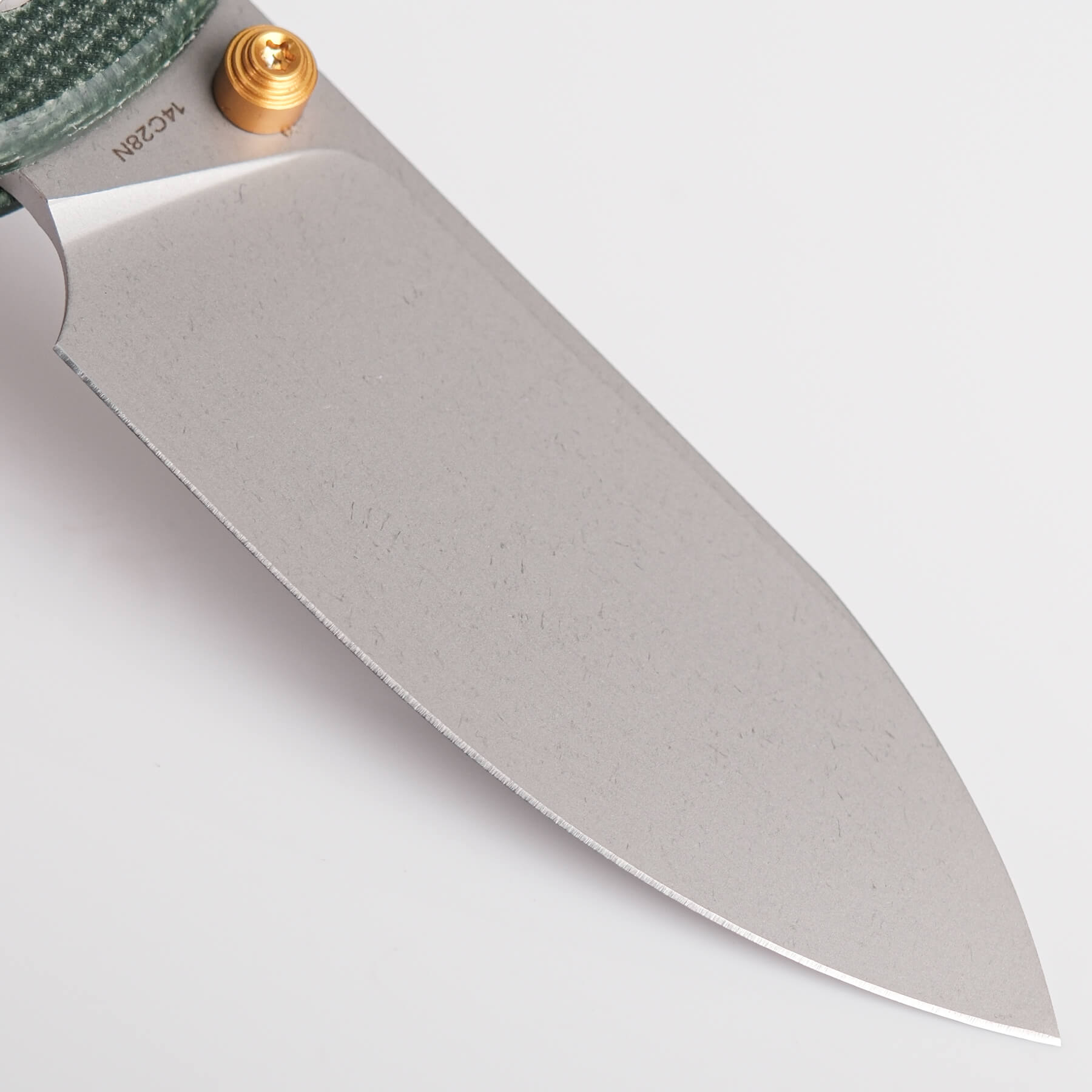 Vosteed Raccoon Knife - 14C28N Blade Detail