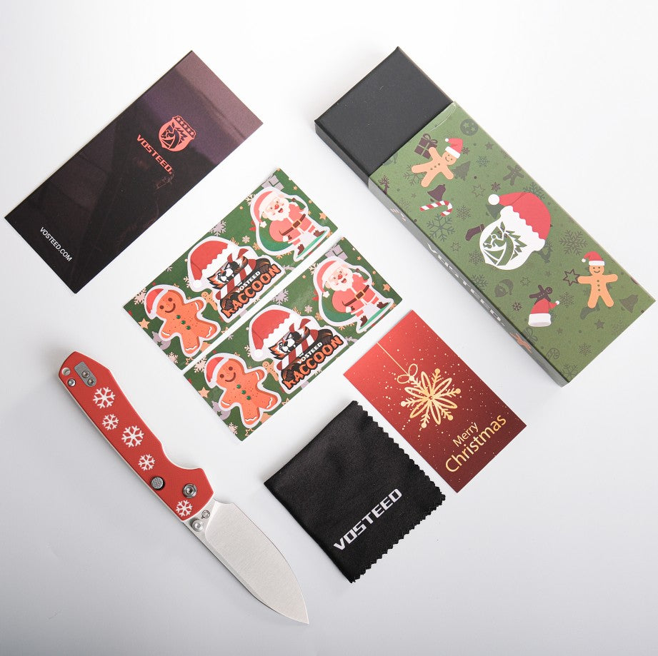 Vosteed Raccoon Christmas Edition Knife Set