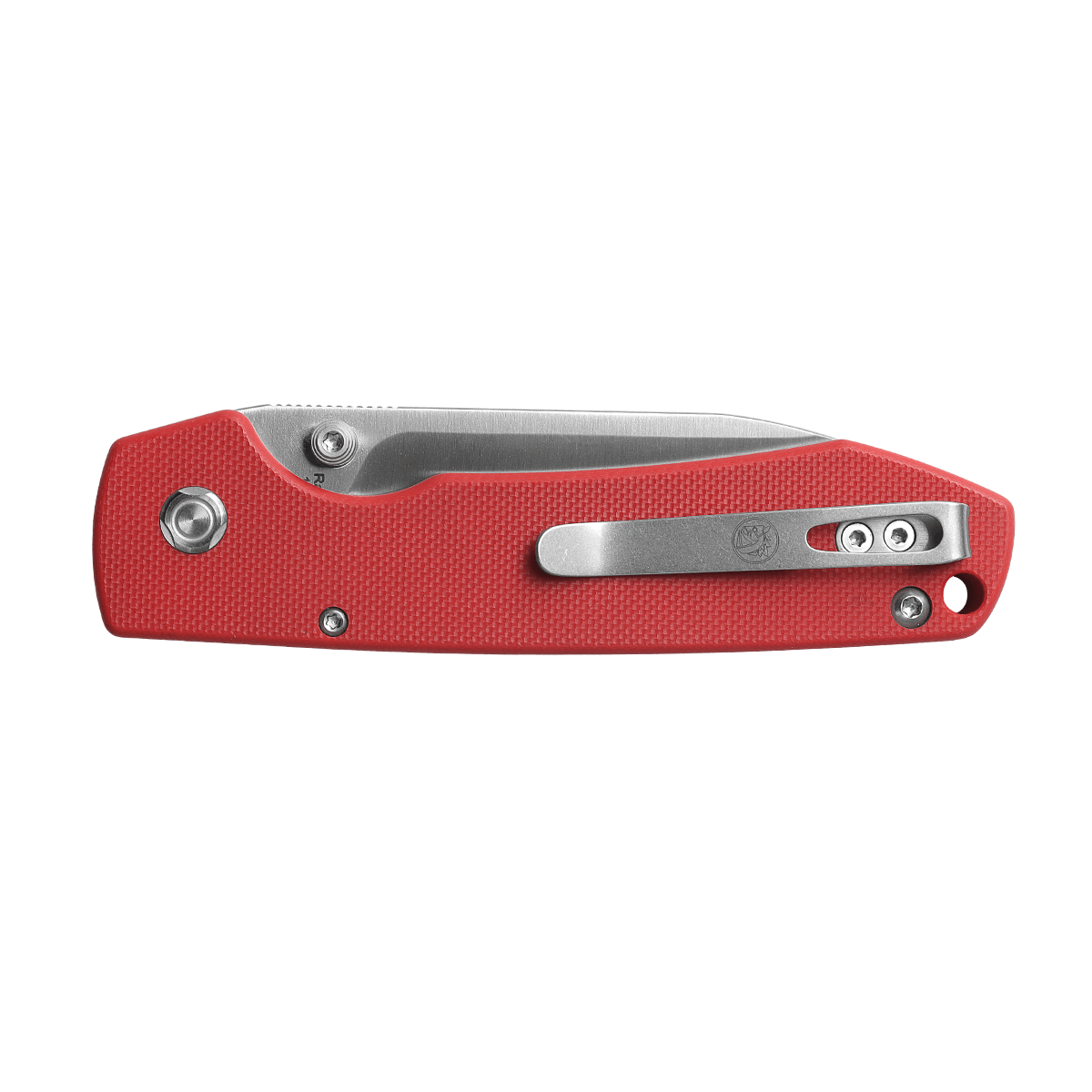 Vosteed Raccoon Knife - Red G10 Handle - Side View