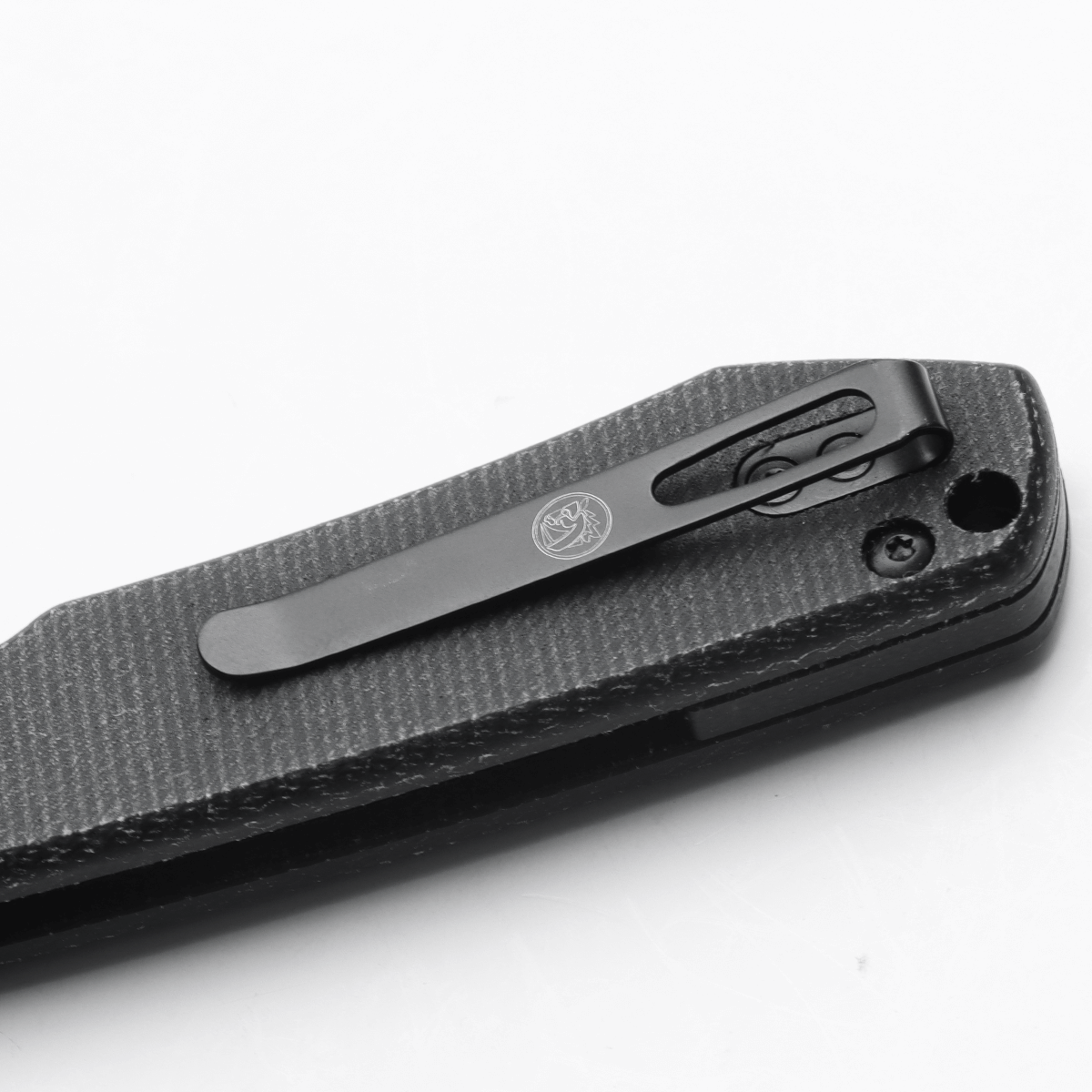 Vosteed Raccoon Knife pocket clip detail