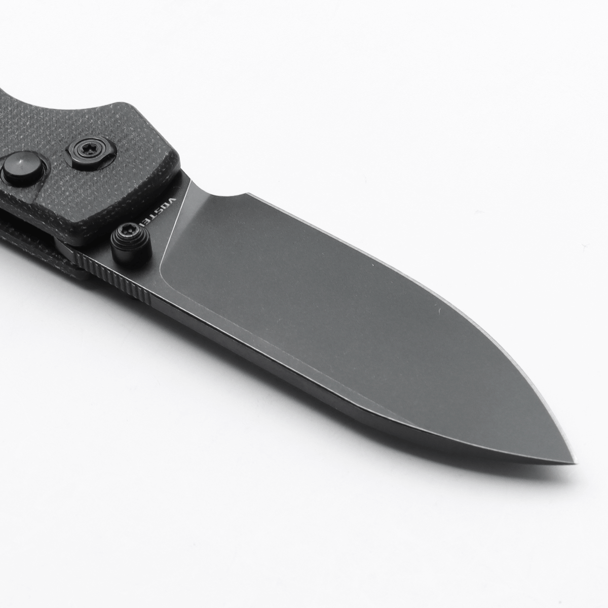 Vosteed Raccoon Knife Black Stonewash Blade Detail