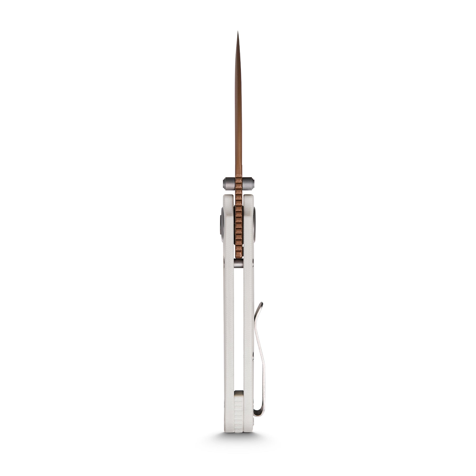 Vosteed Shilin Cutter® knife side profile with copper blade