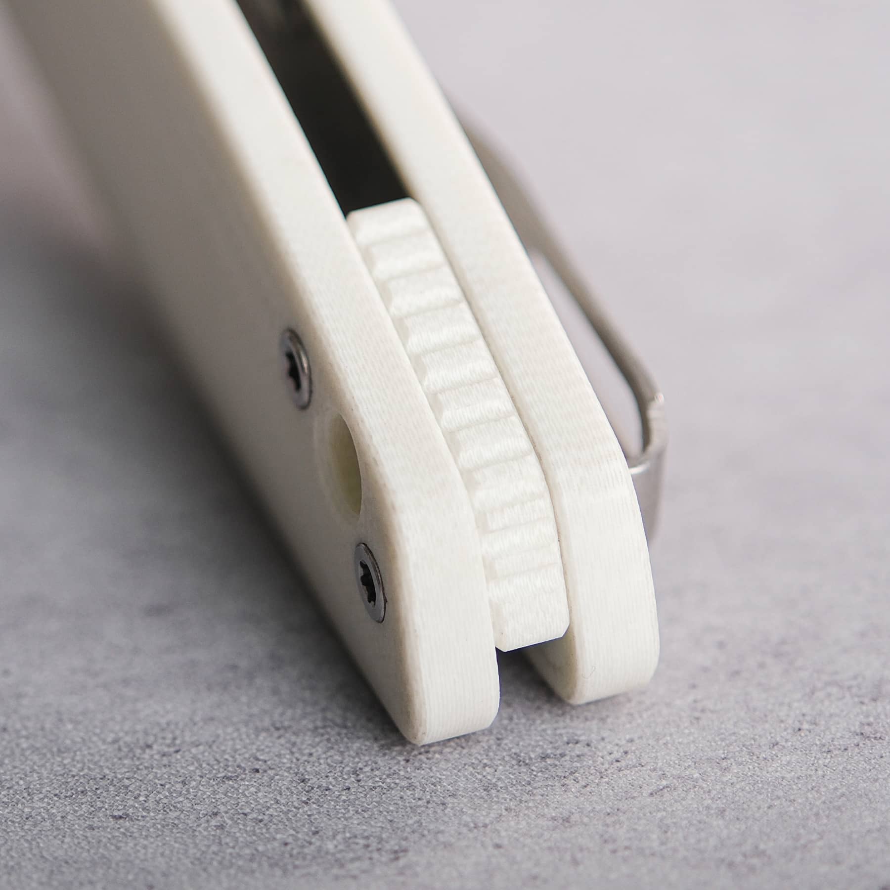 Shilin Cutter® white handle detail, Vosteed
