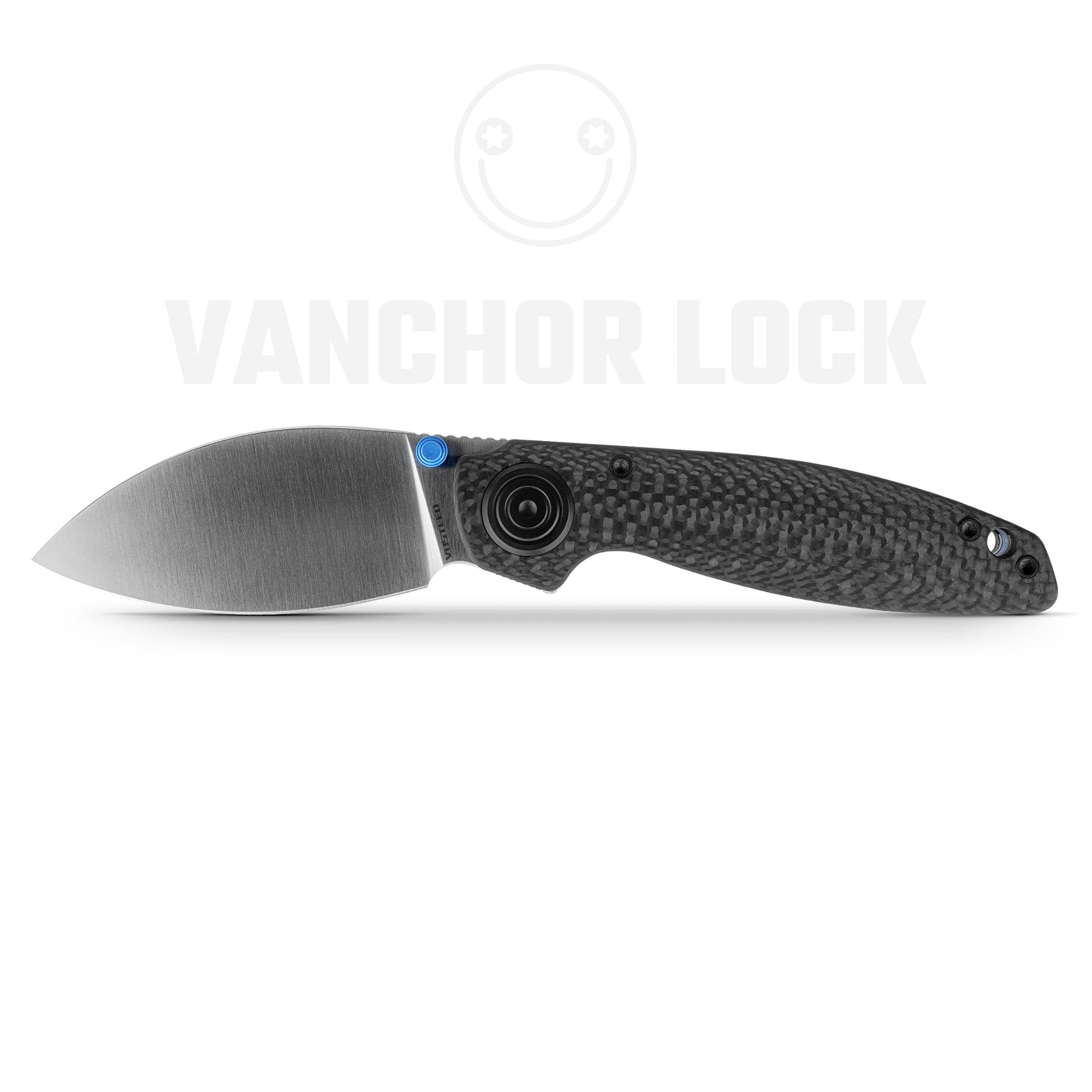 Shilin Cutter® - Vanchor Lock® (2.90" Elmax Blade & Carbon Fiber Handle) - A2810