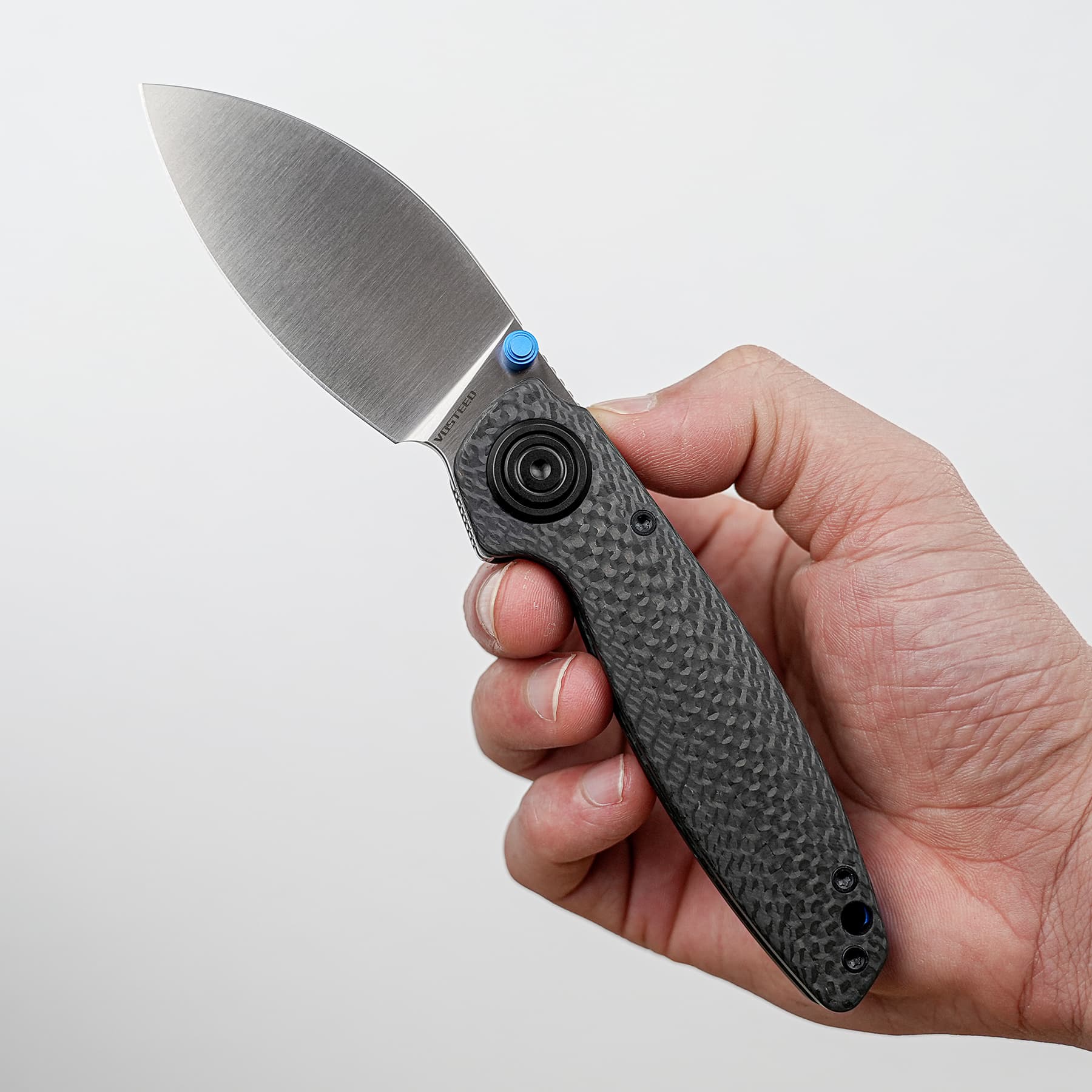 Shilin Cutter® - Vanchor Lock® (2.90" Elmax Blade & Carbon Fiber Handle) - A2810