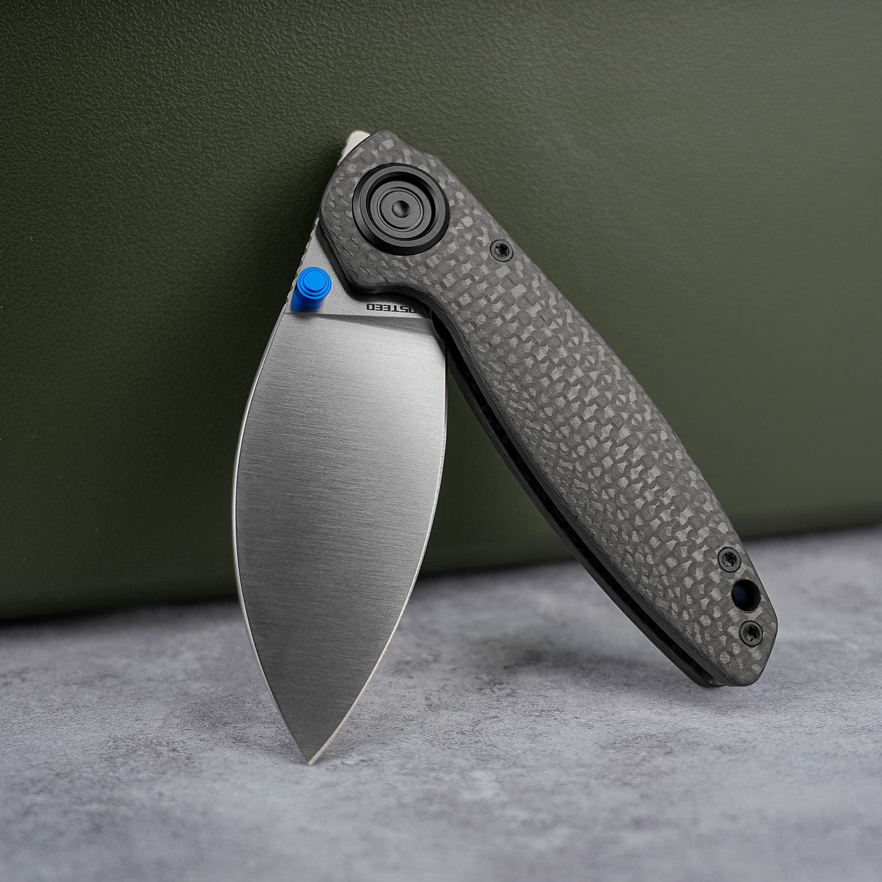 Shilin Cutter® - Vanchor Lock® (2.90" Elmax Blade & Carbon Fiber Handle) - A2810