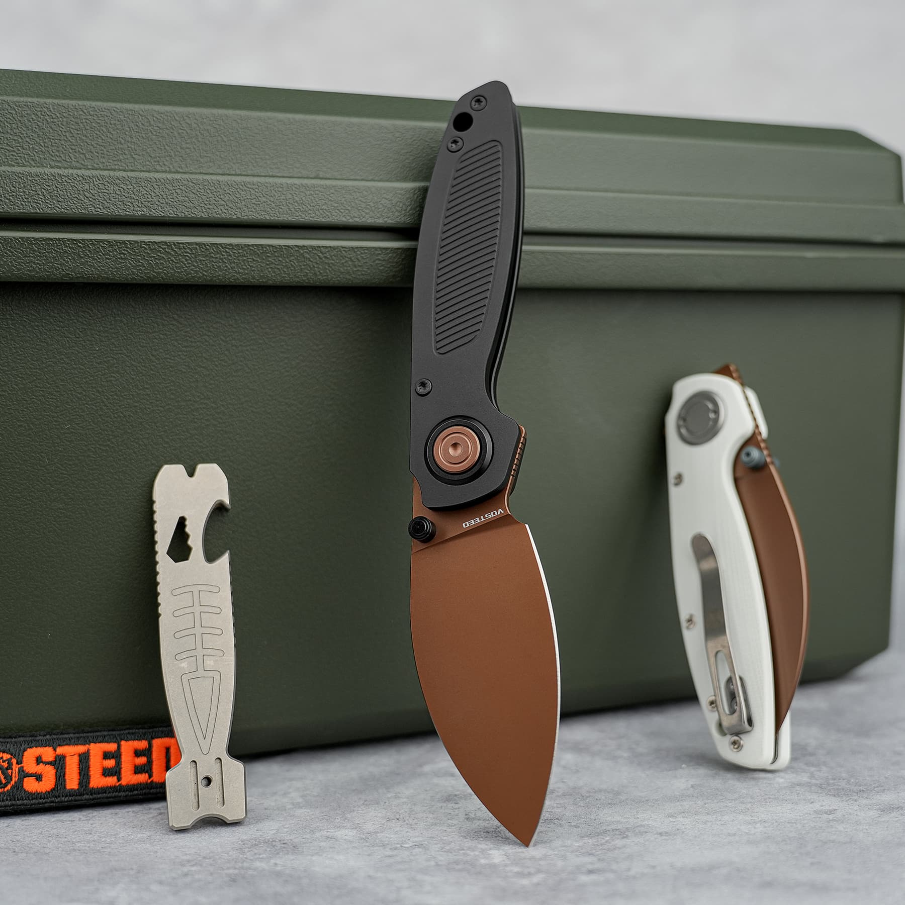 Shilin Cutter® - Vanchor Lock® (2.90" Elmax Blade & Aluminum Handle) - A2812