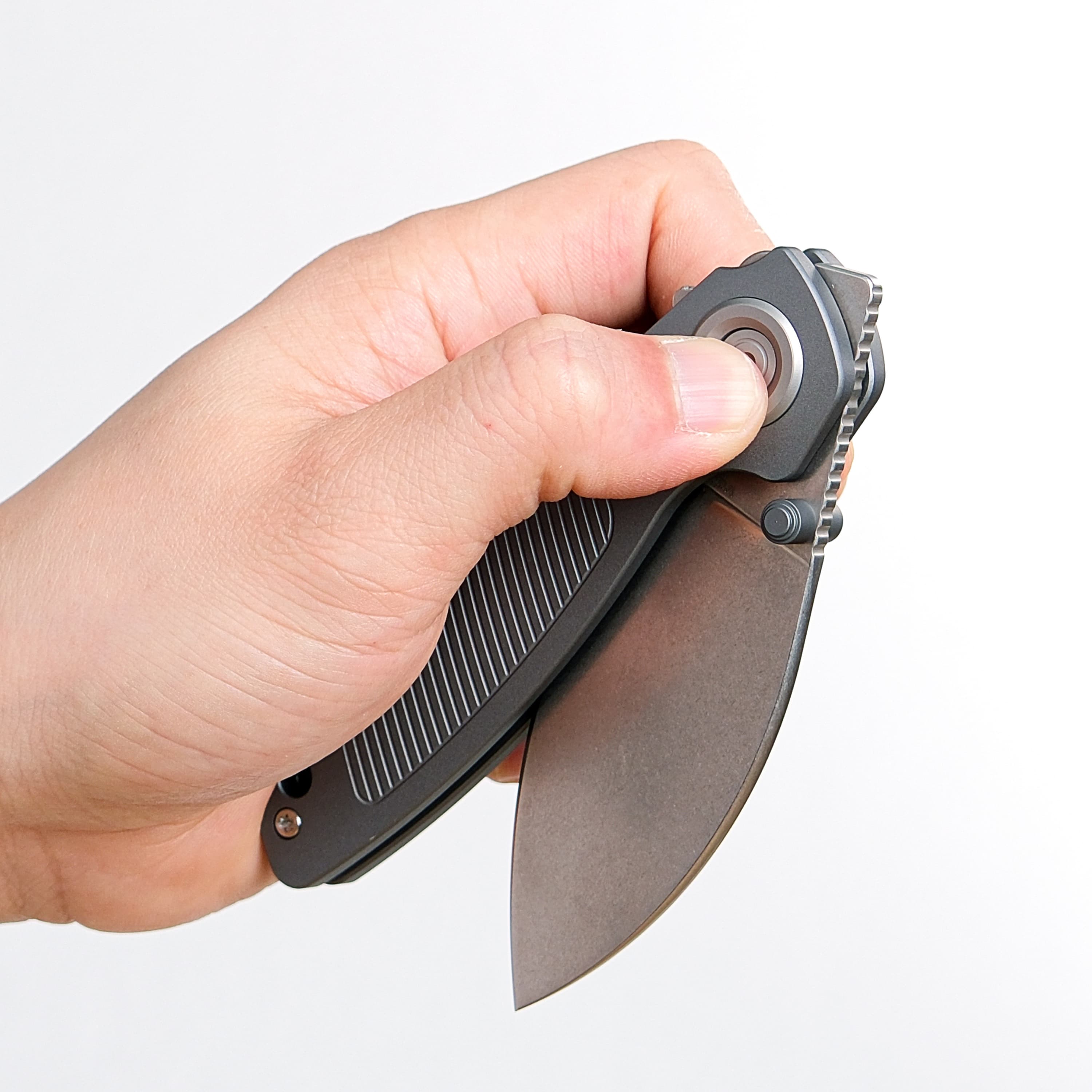 Shilin Cutter® - Vanchor Lock® (2.90" Elmax Blade & Aluminum Handle) For Left-Handed Users- A2807